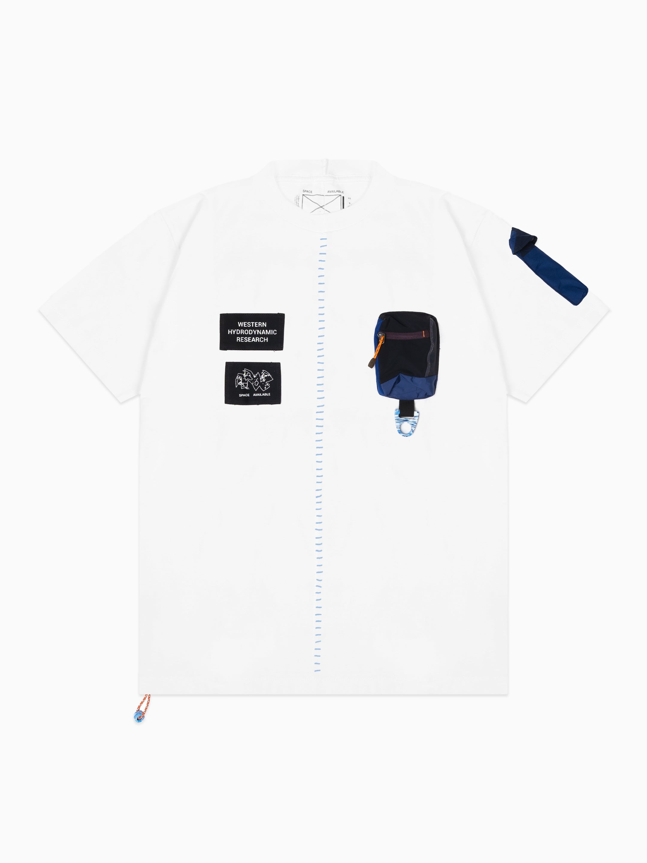 SA X WHR Patch Logo T-shirt White – Space Available Studio