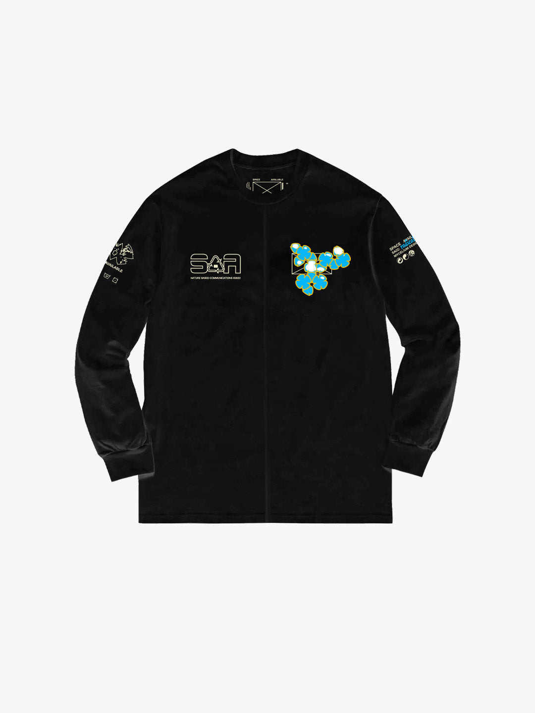 Upcycled Earth Long-Sleeve Black