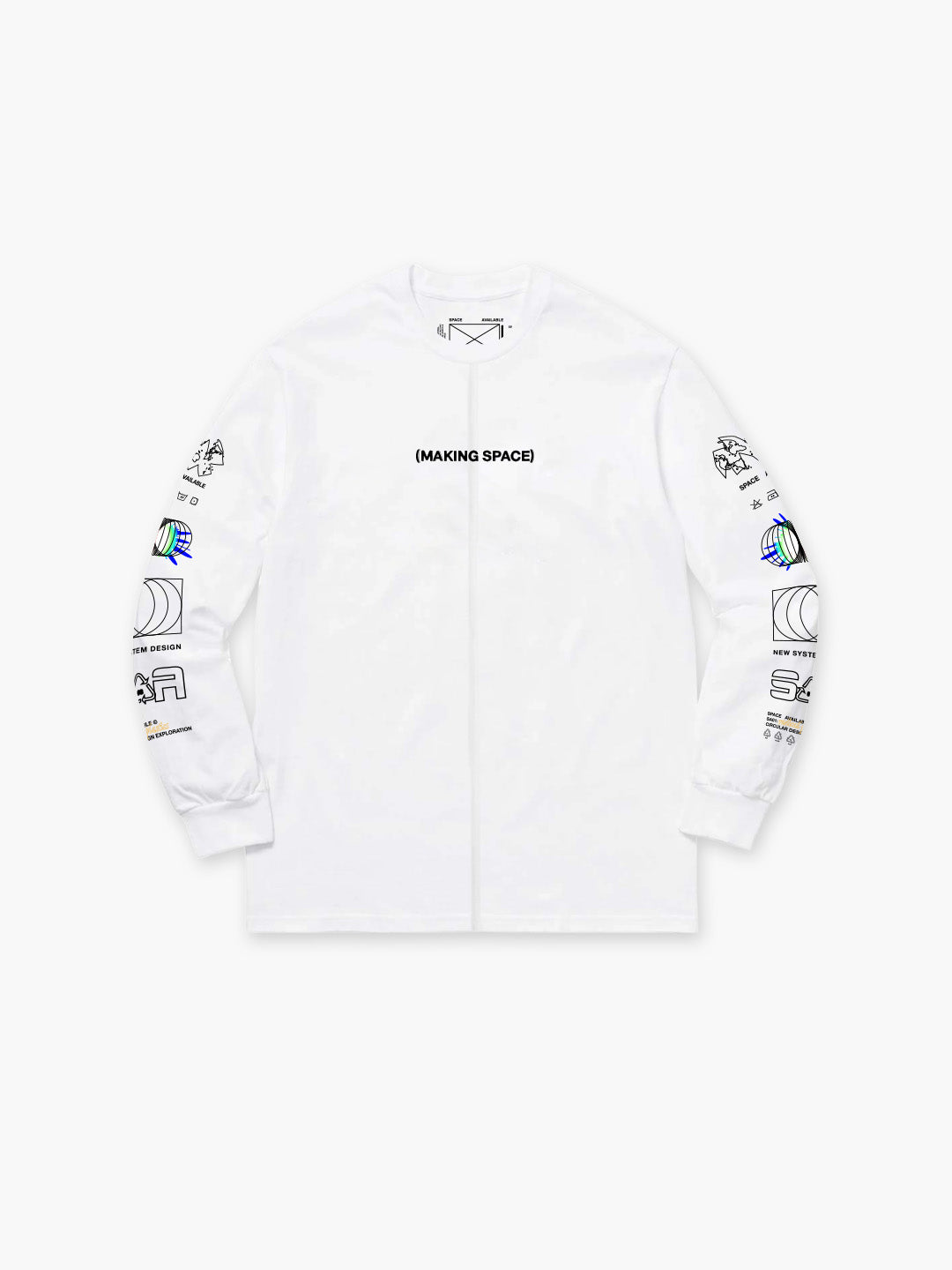 Upcycled White T-Shirt | Making Space Effect Series – Space 