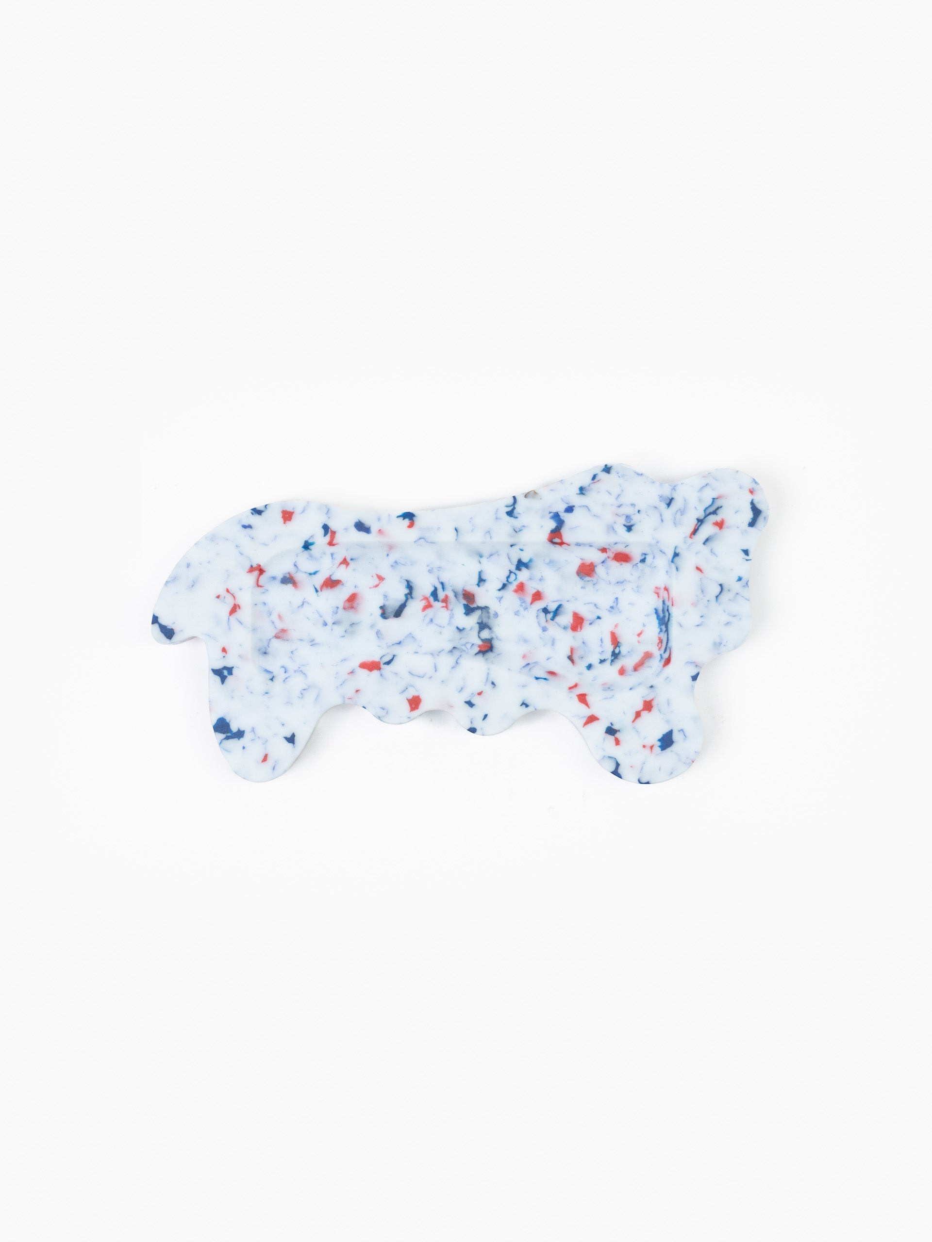 Melting Structures Desk Tray White