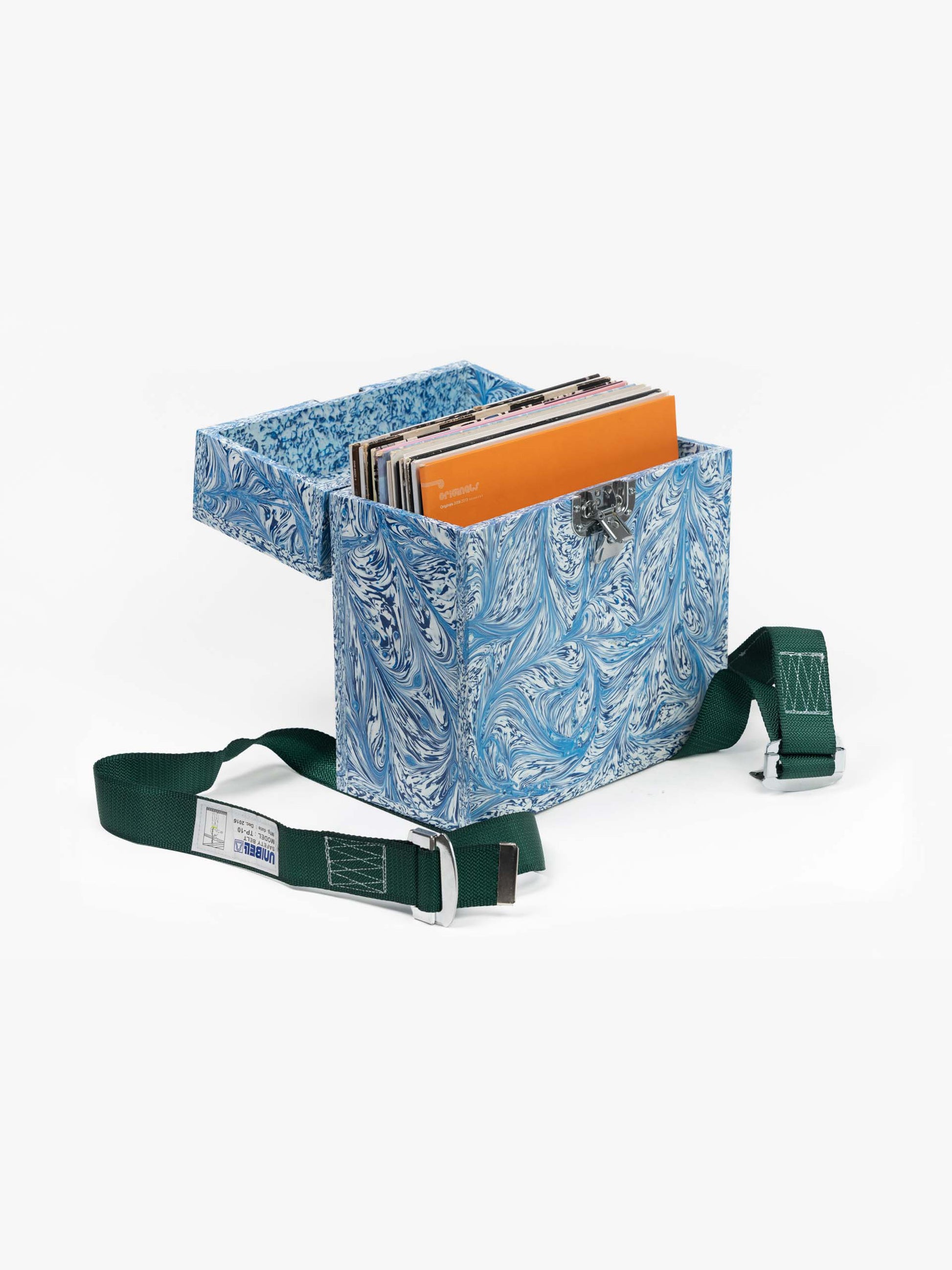 Record Box Blue