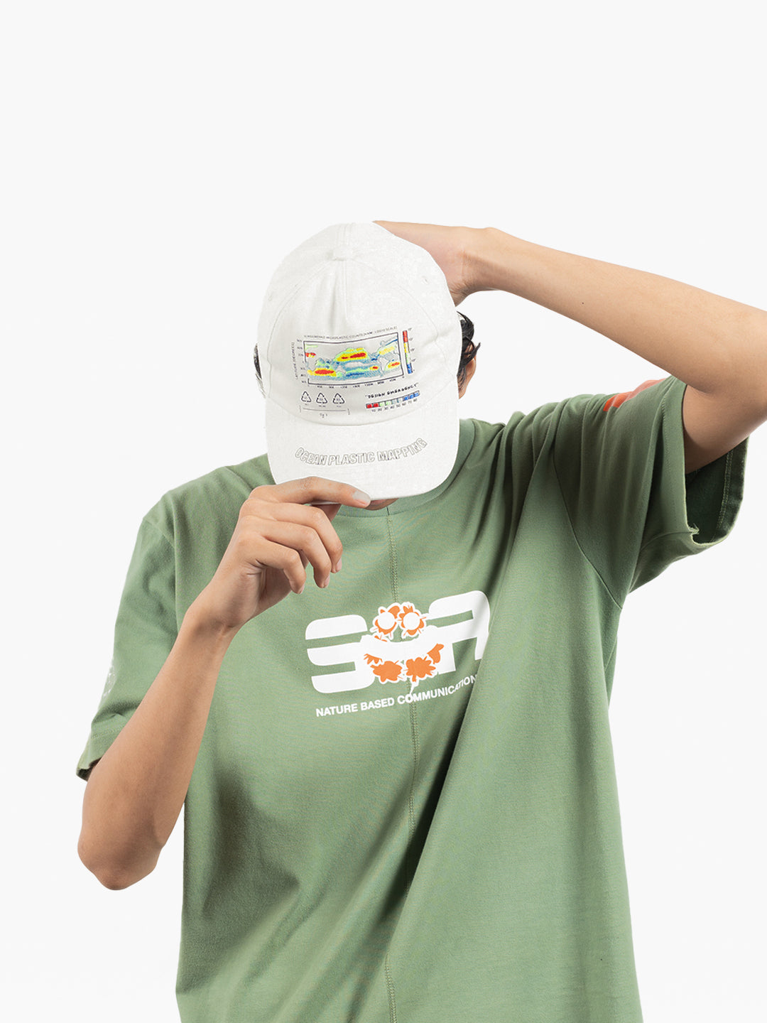 Ocean Mapping Cap White