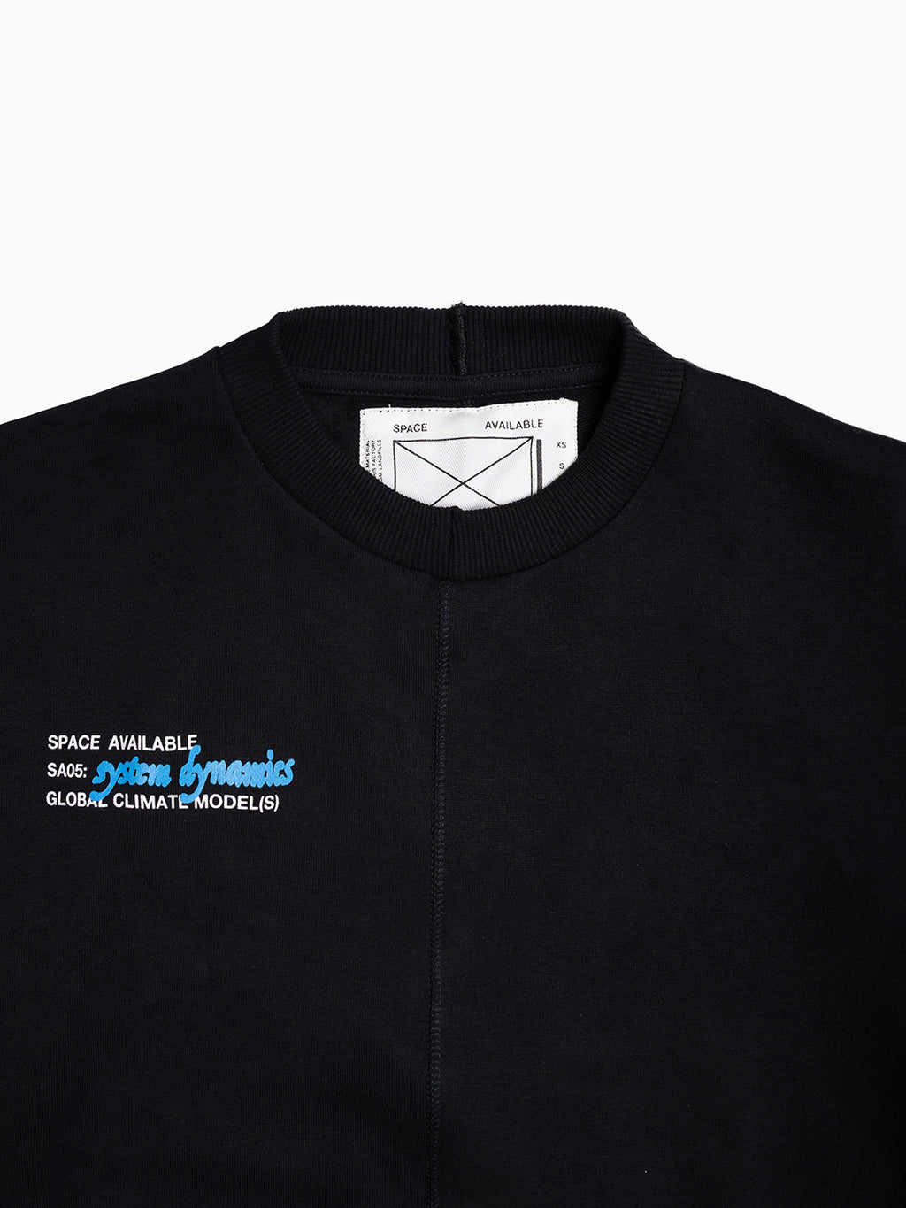 System Dynamics Crew Sweat Black