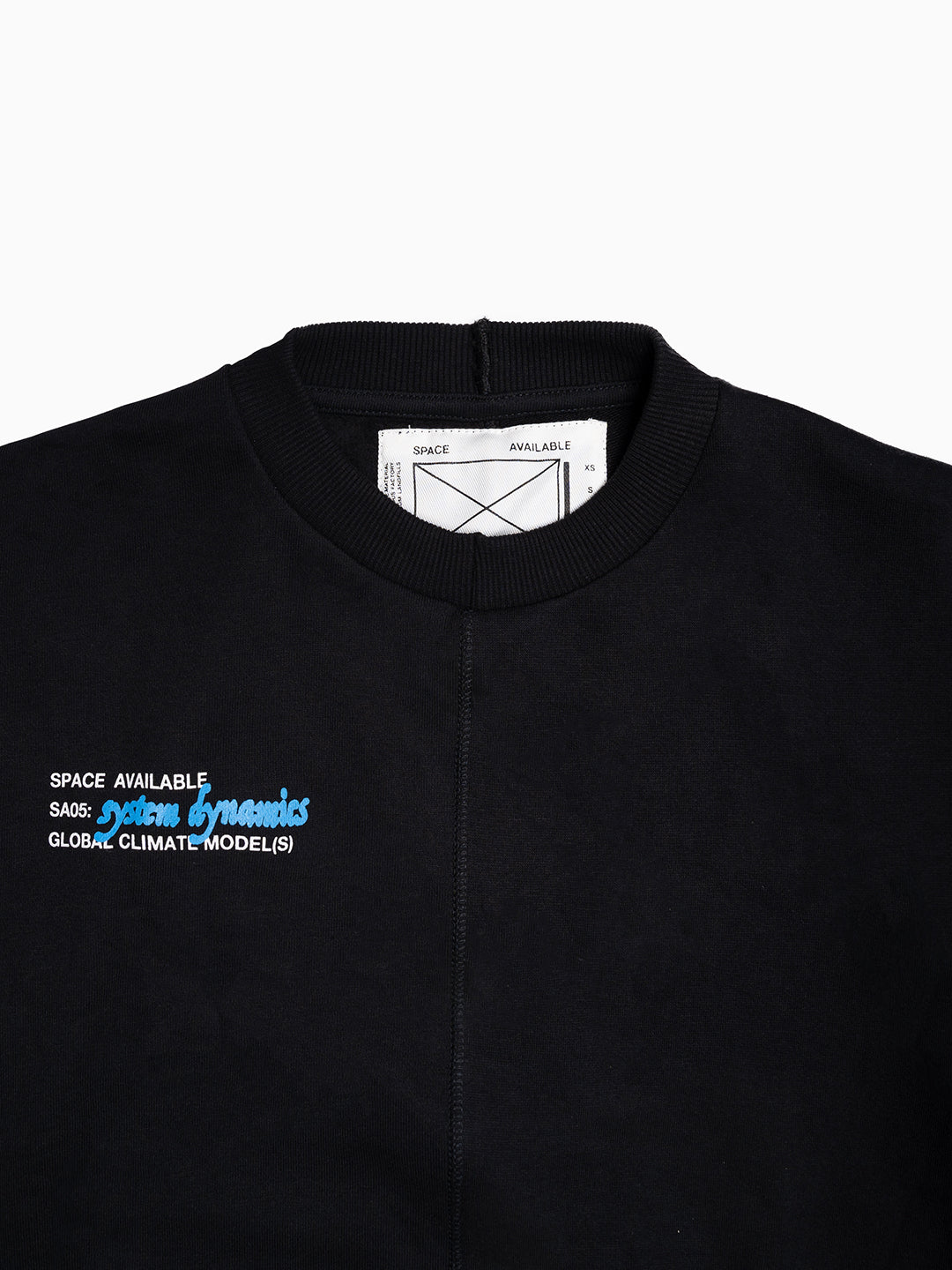 System Dynamics Crew Sweat Black