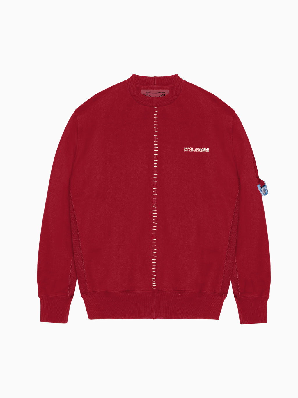 Plant Dyed Artisan Sweatshirt Red