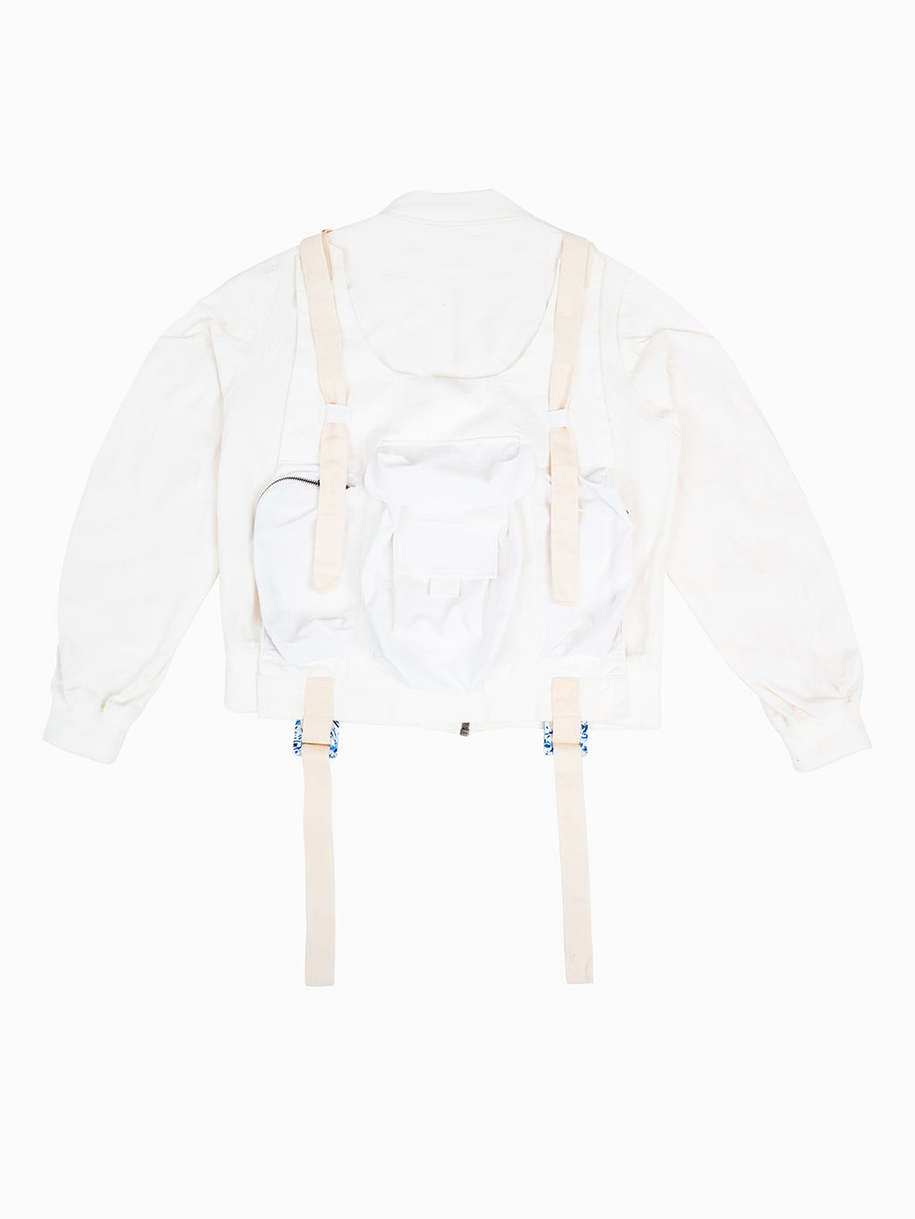 Recycling Parachute Jacket White