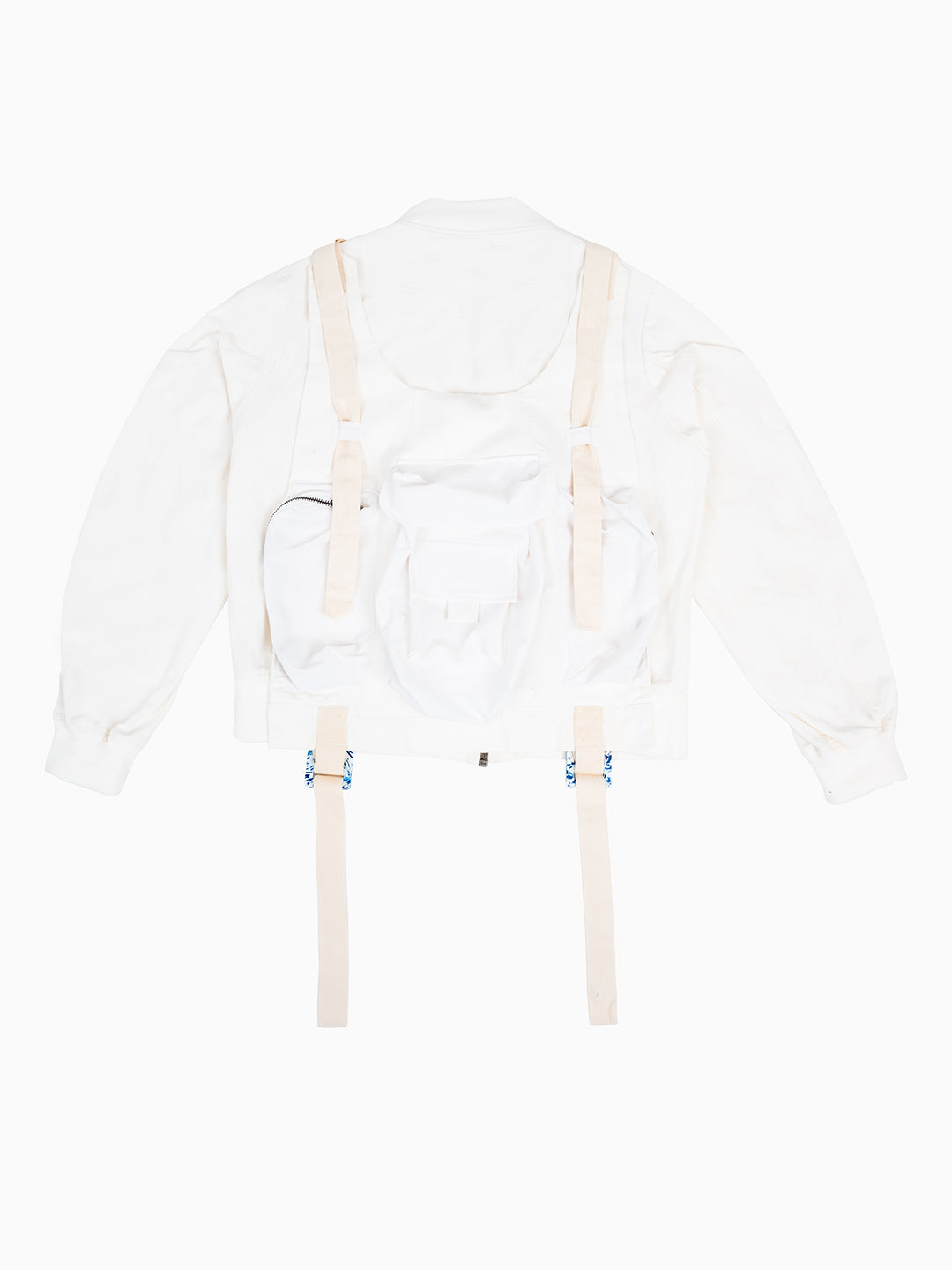 Recycling Parachute Jacket White
