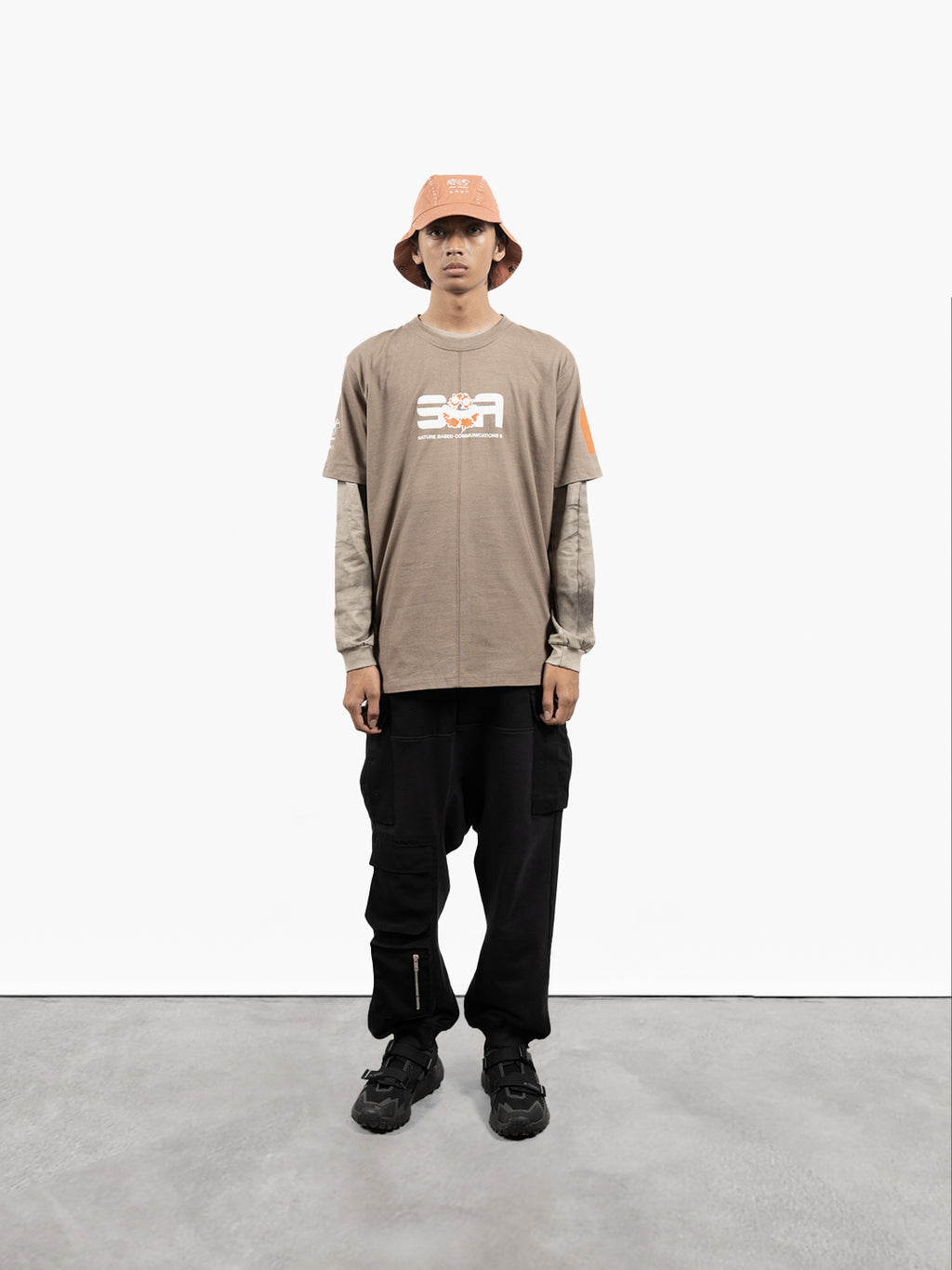 Plant-based Long Sleeve T-shirt Grey