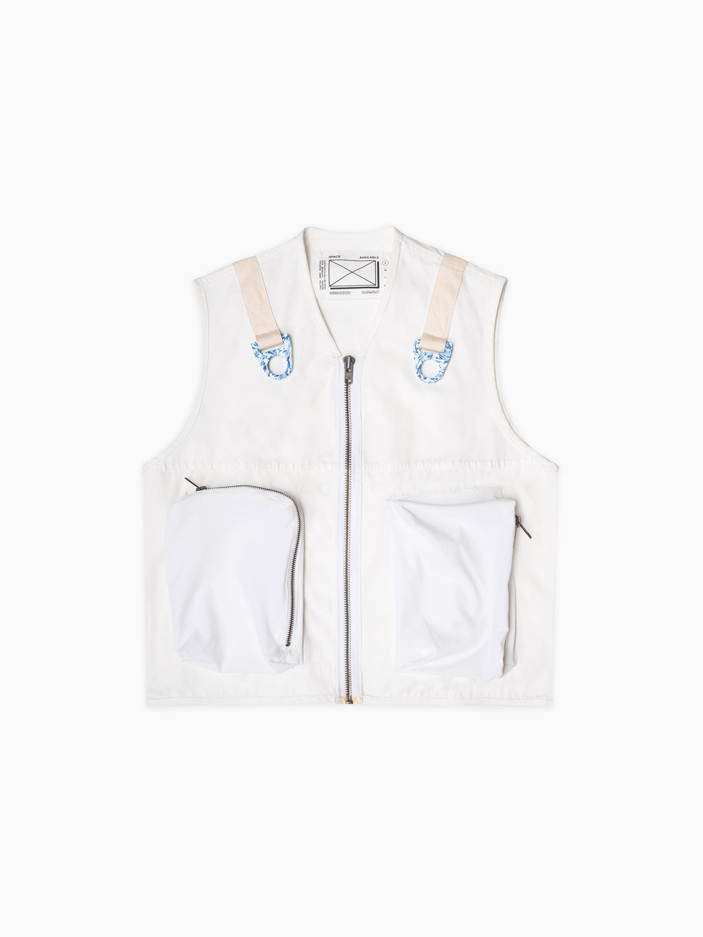 Utility Recycling Vest White