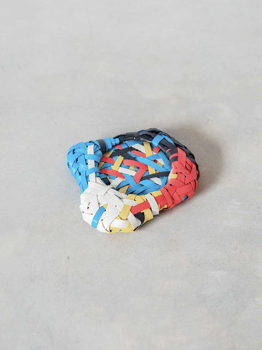Recycled Plastic Woven Ecology Coaster Multicolour