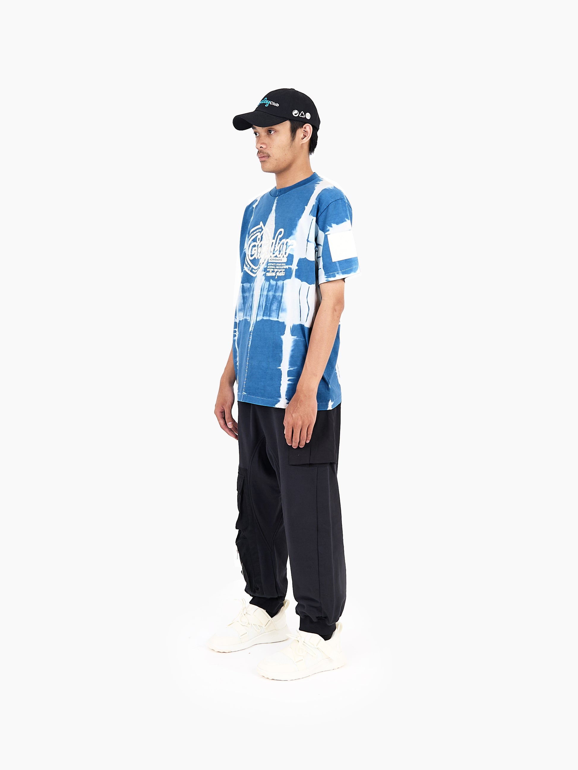 Artisan Circular Design T-Shirt Indigo