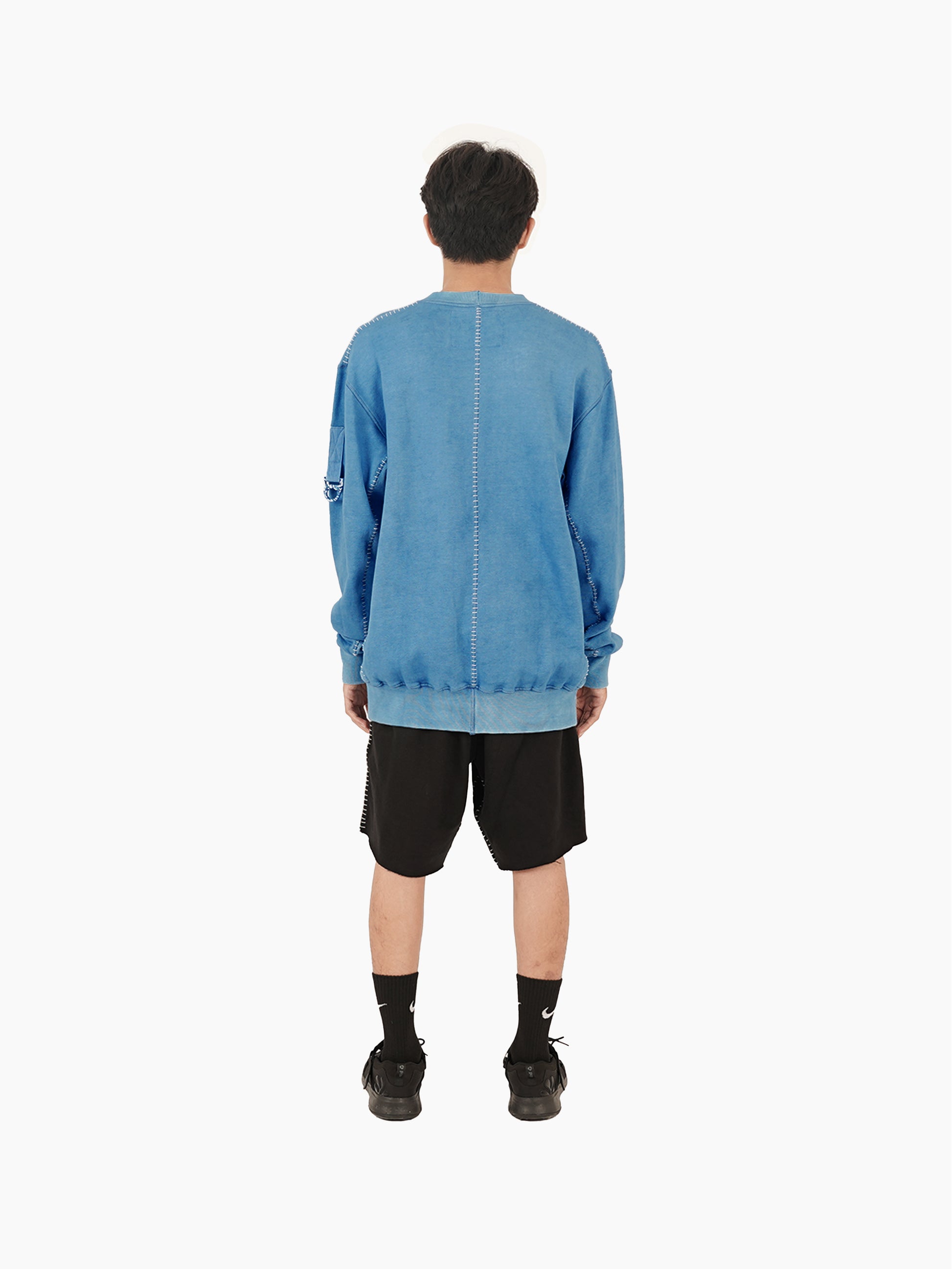 Plant Dyed Artisan Sweatshirt Indigo