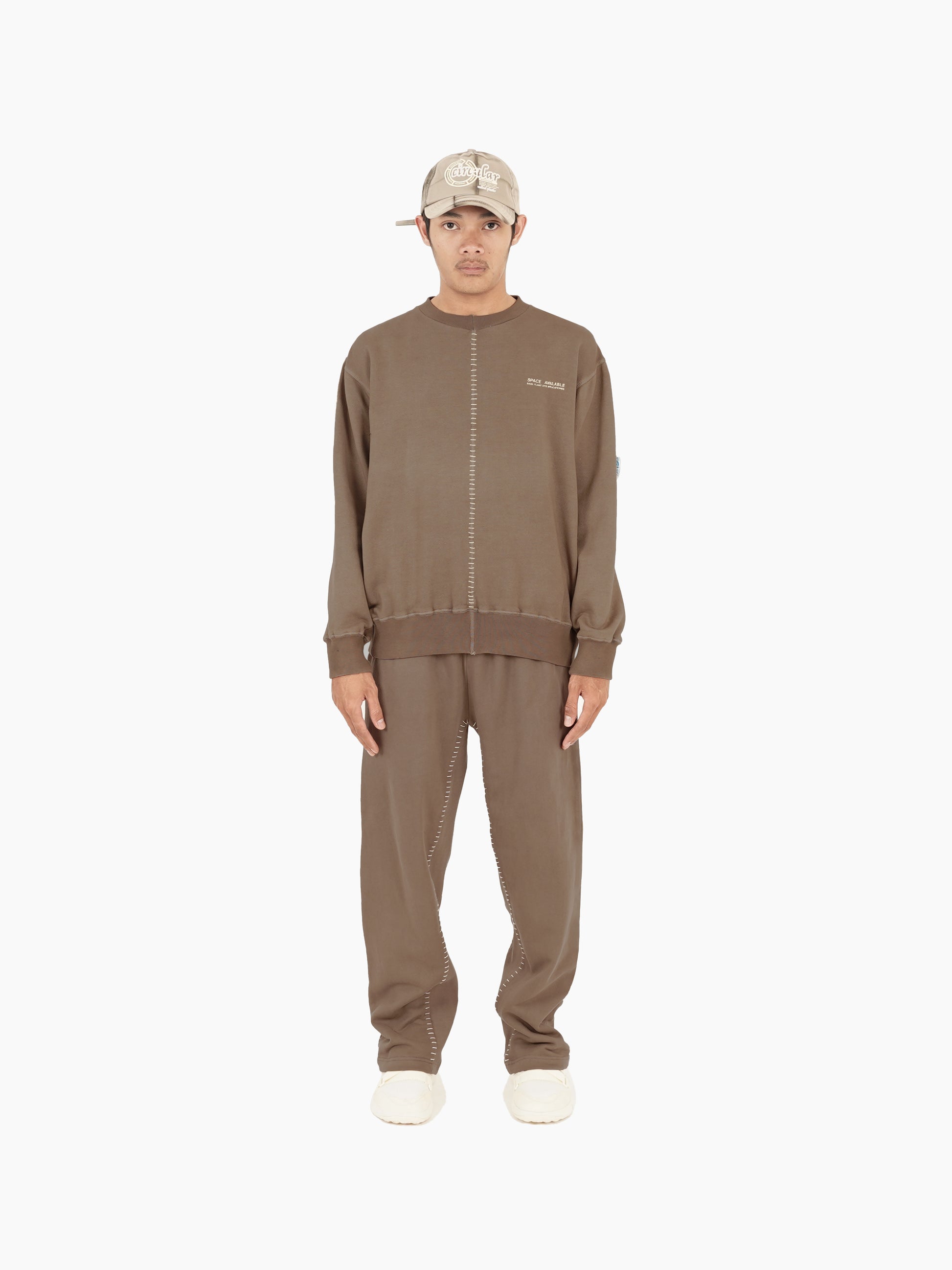Plant Dyed Artisan Sweatshirt Earth Dust