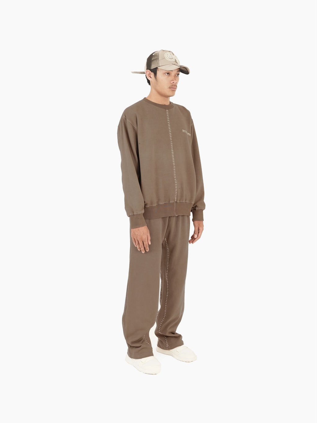 Plant Dyed Artisan Sweatshirt Earth Dust