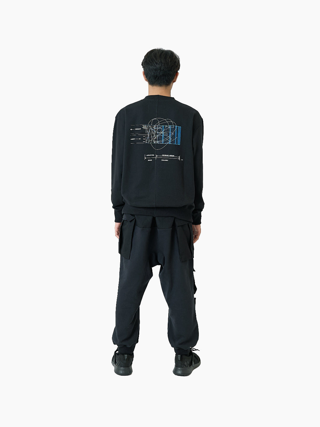 System Dynamics Crew Sweat Black