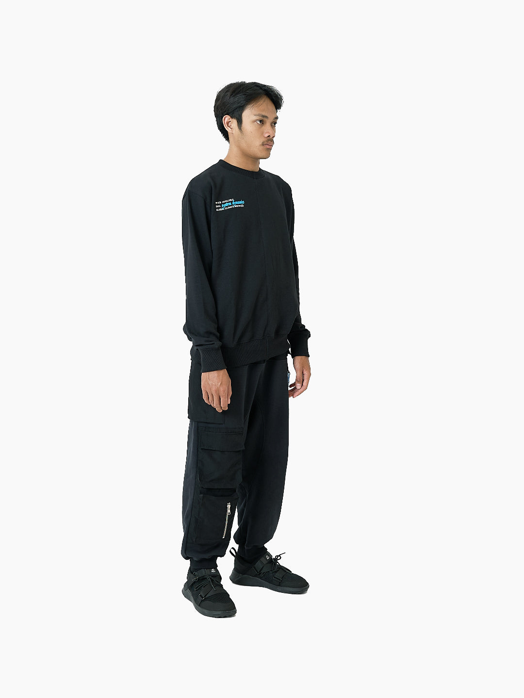 System Dynamics Crew Sweat Black