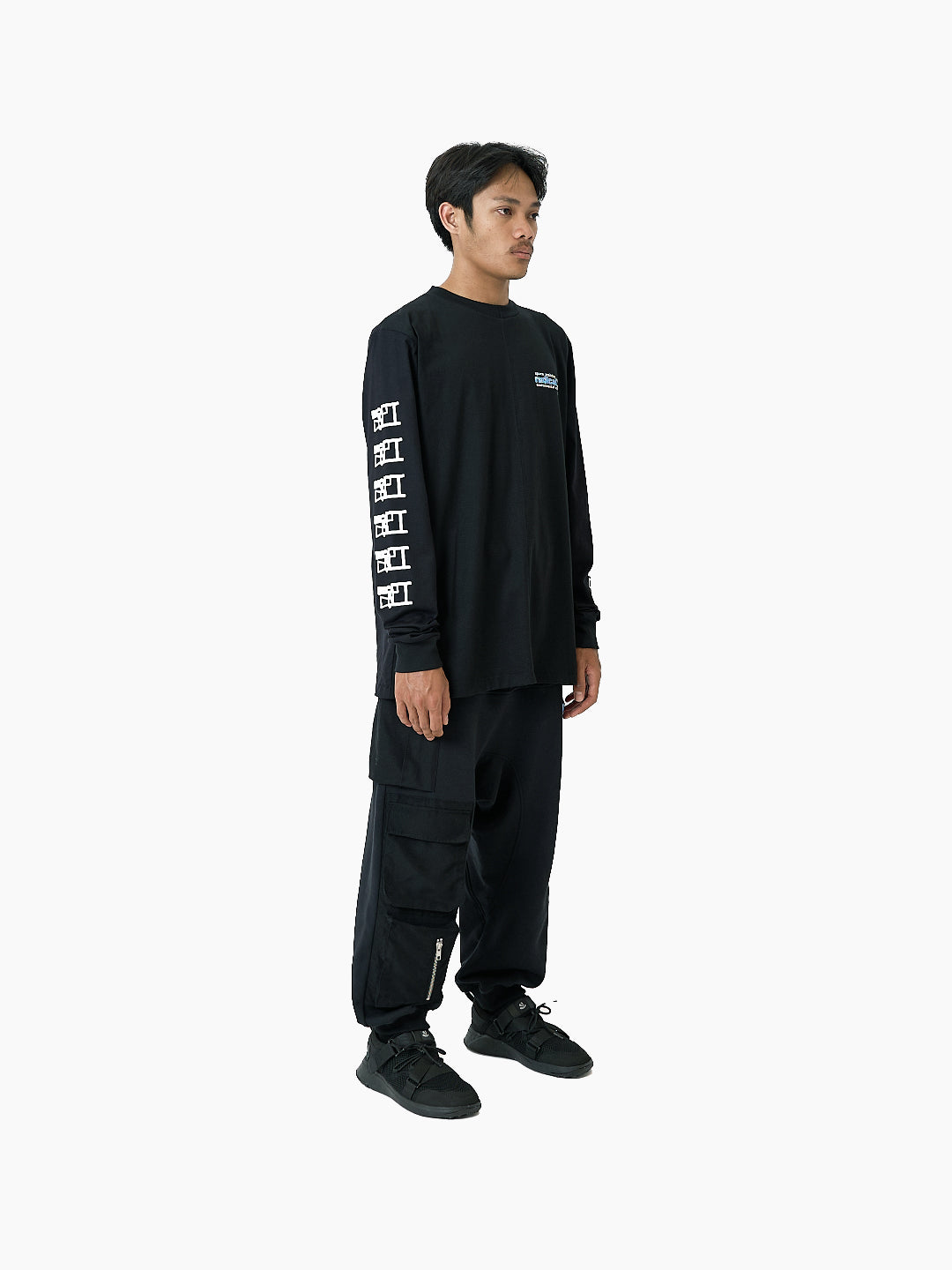 Radical Recycling Long Sleeve T-Shirt Black