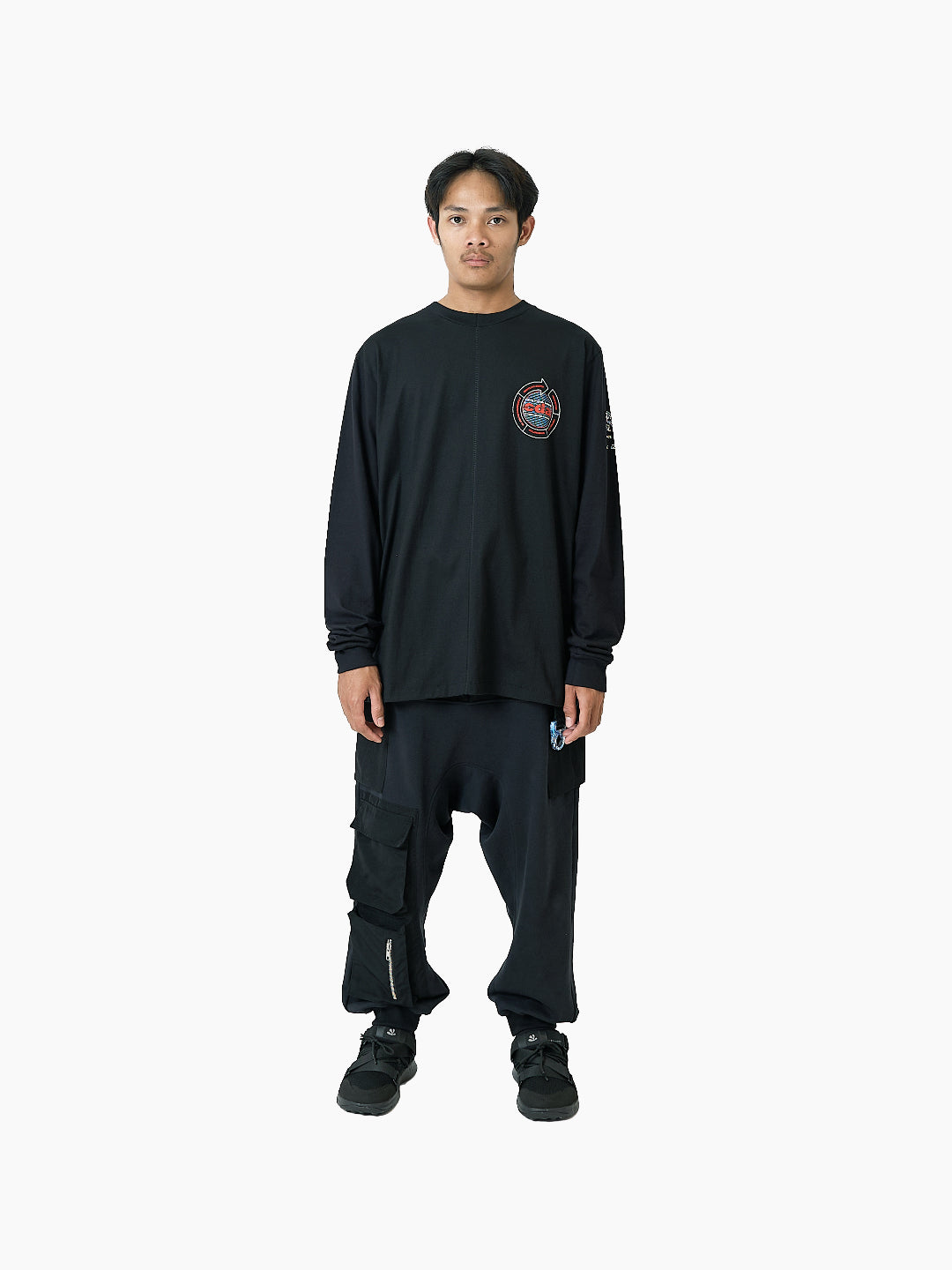 CDA Logo Long Sleeve T-Shirt Black