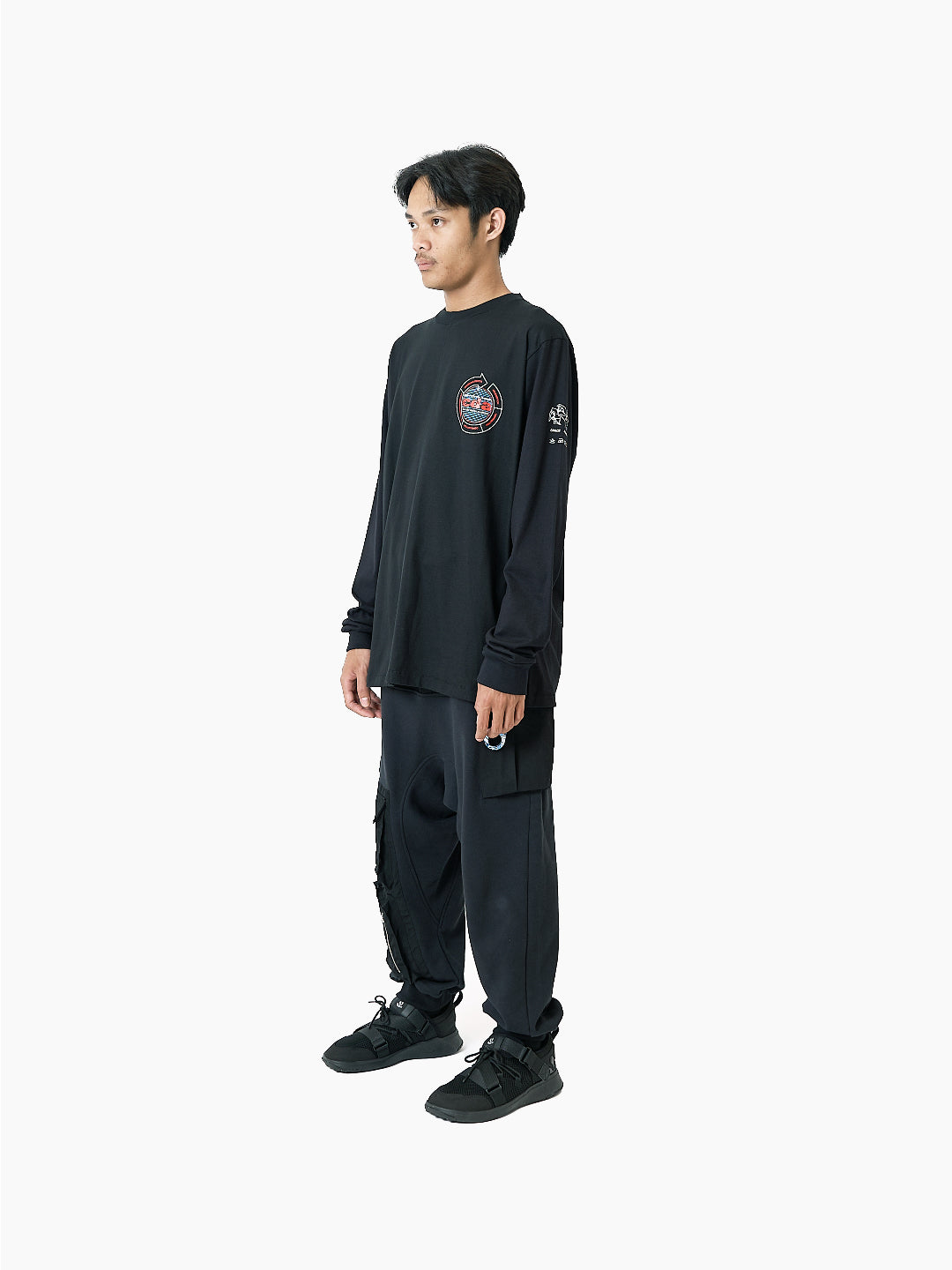 CDA Logo Long Sleeve T-Shirt Black