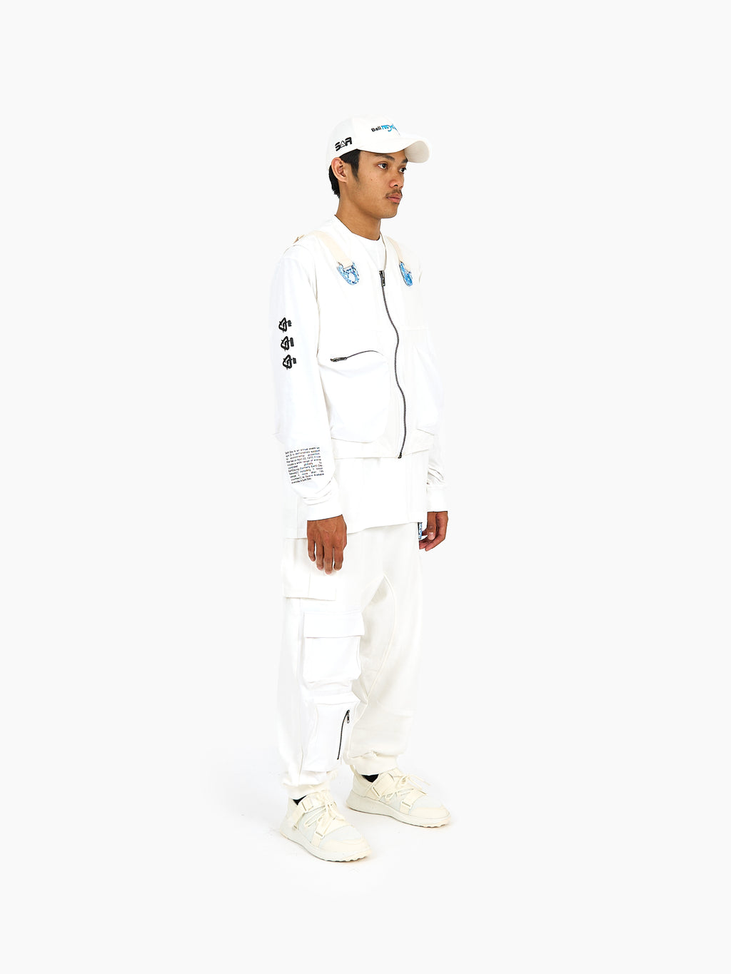 Utility Recycling Vest White