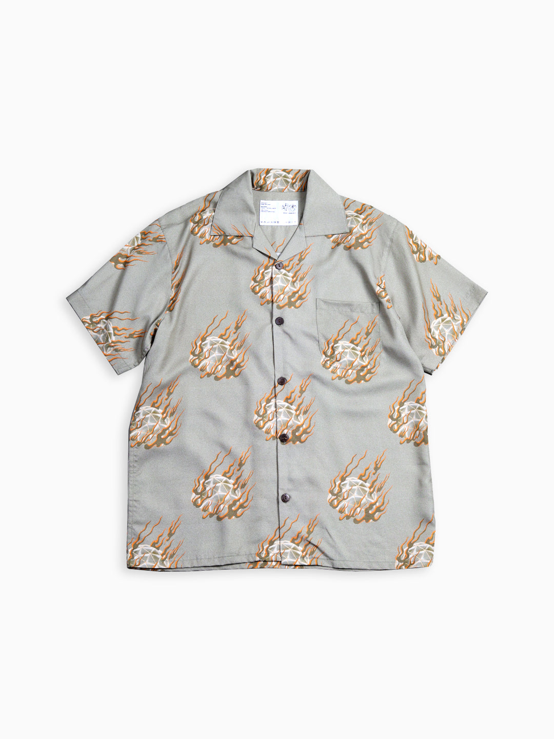 EARTH DOME ON FIRE SHIRT