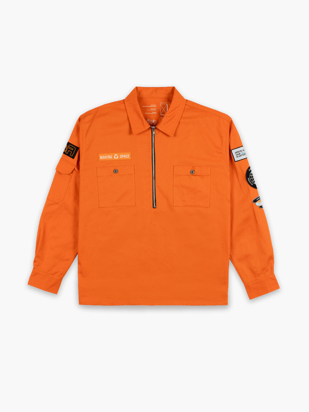 Plant Explorer Patch Shirt Orange