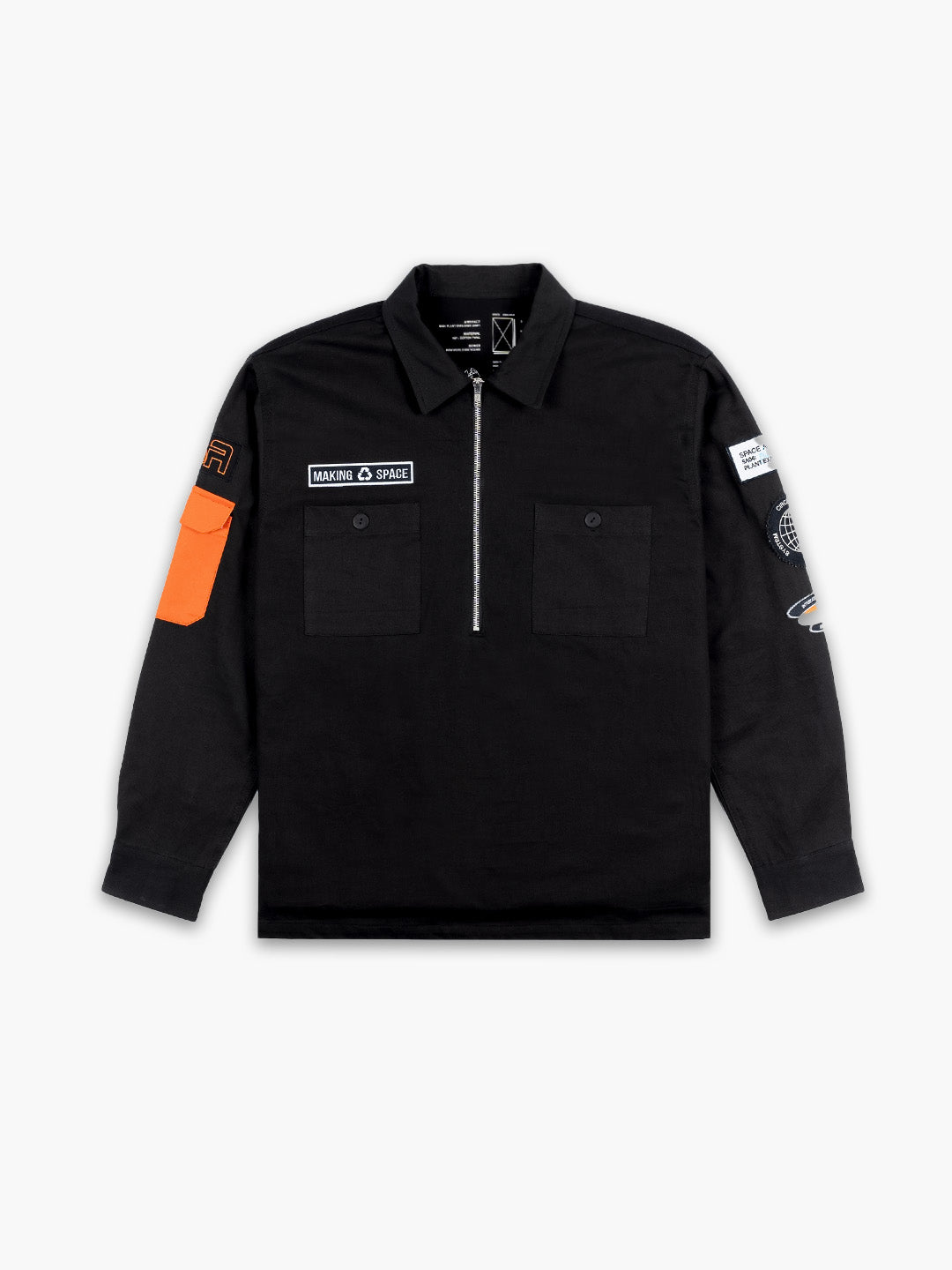 Plant Explorer Patch Shirt Black
