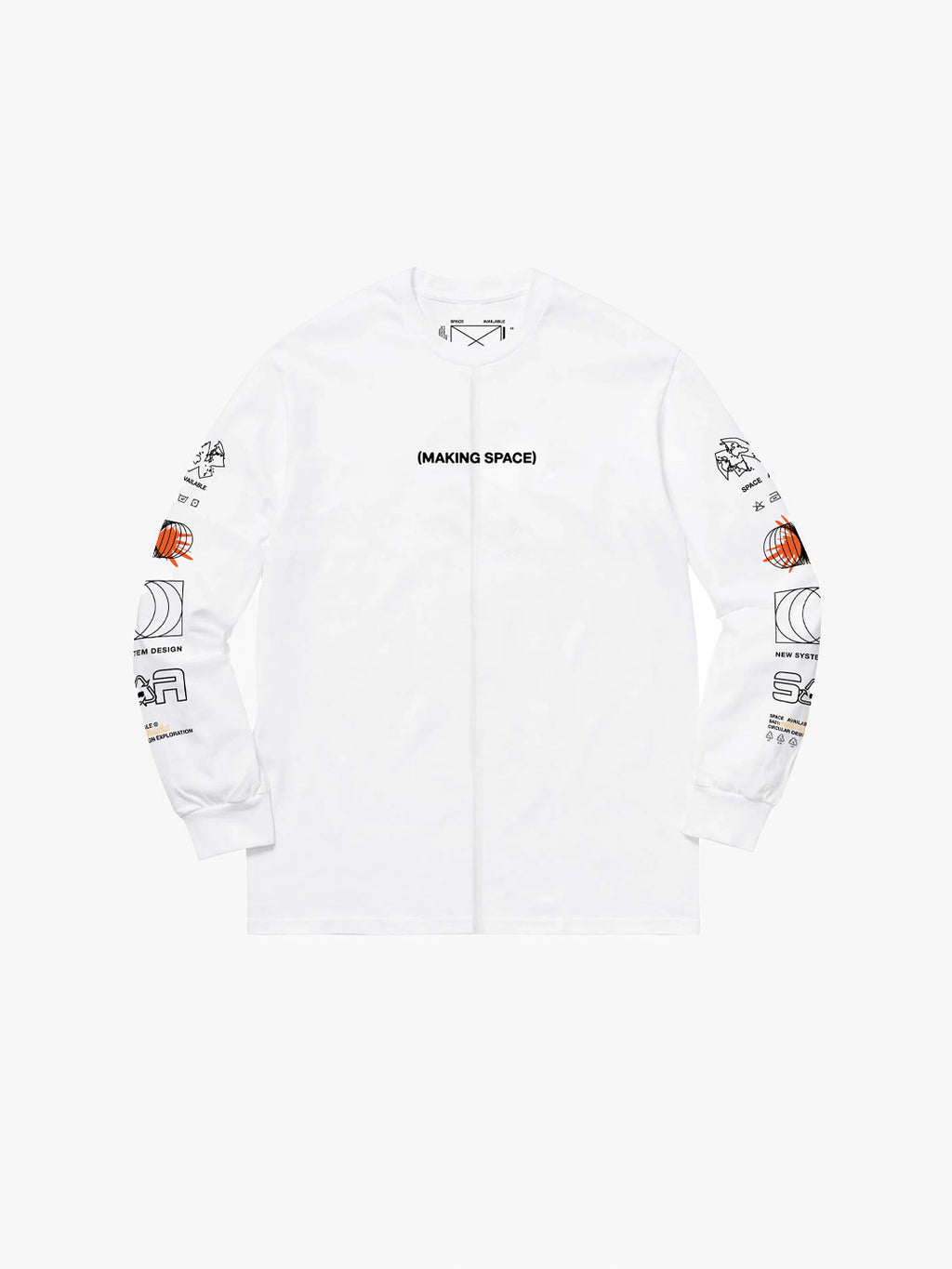 Upcycled Making Space Long-Sleeve White