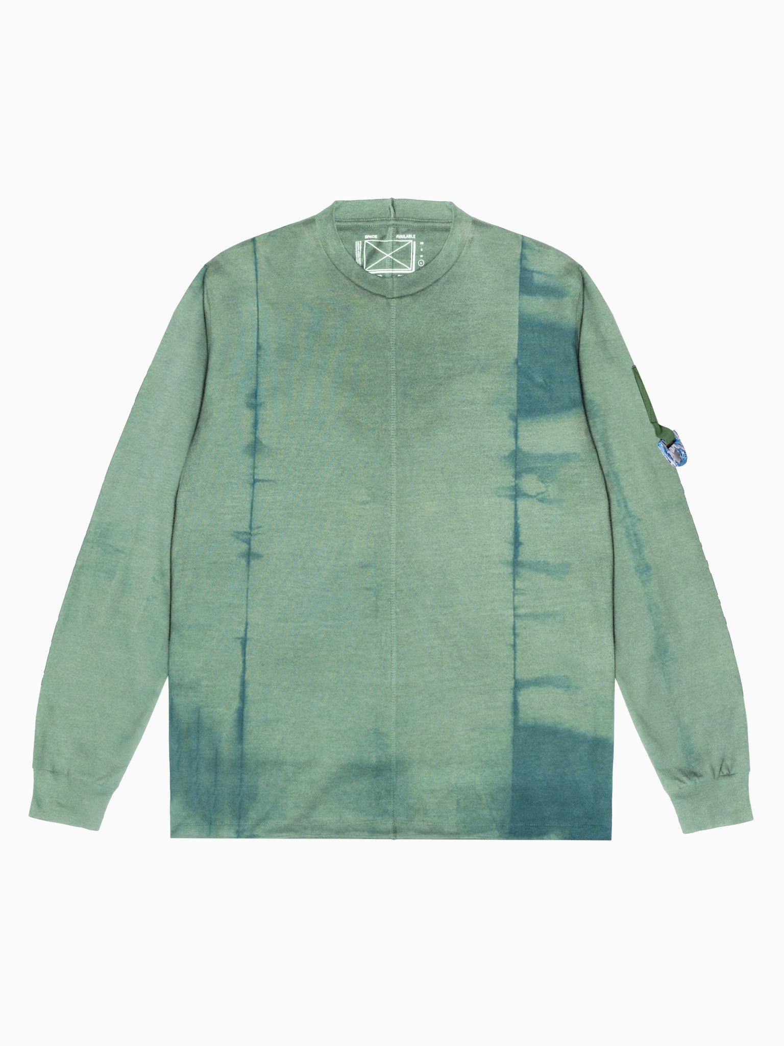 Plant-Dyed Long Sleeve T-shirt Green