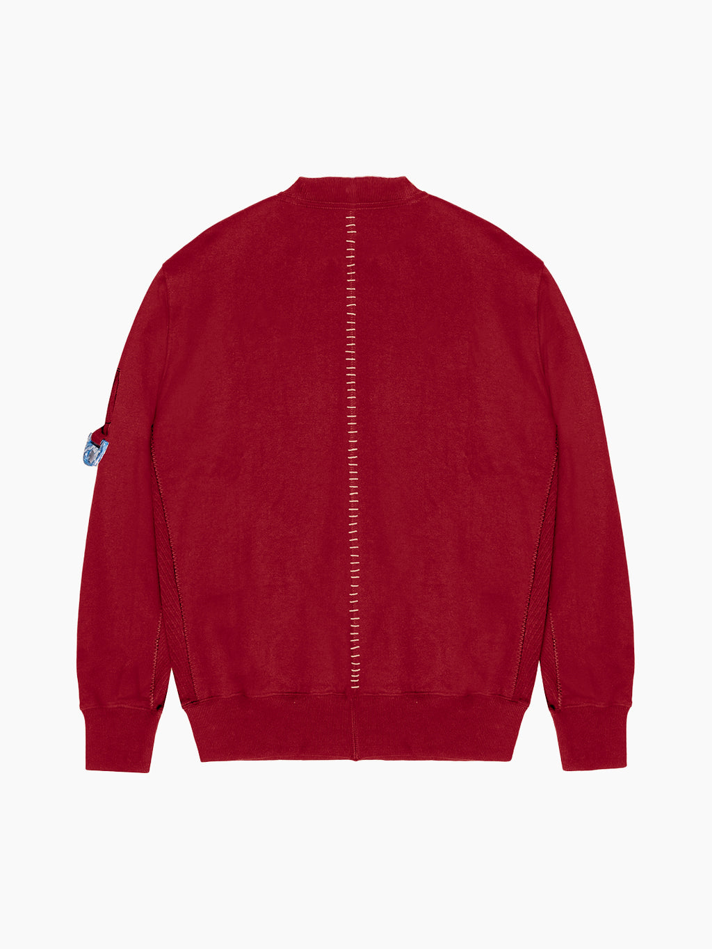 Plant Dyed Artisan Sweatshirt Red