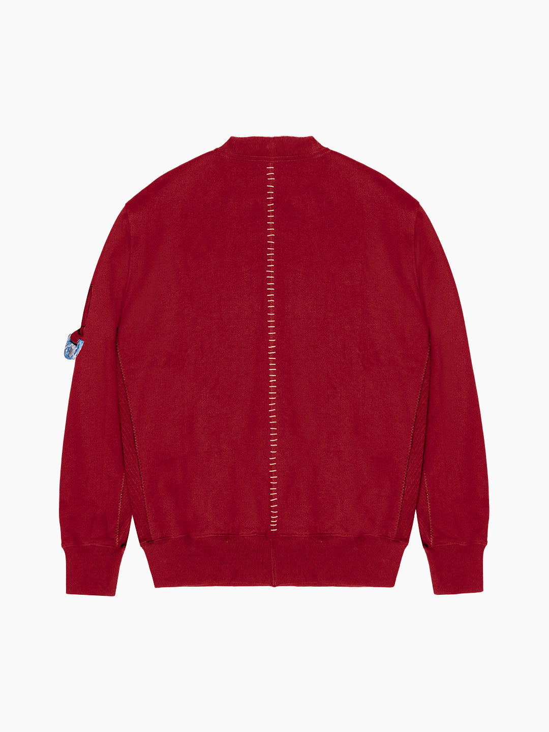 Plant Dyed Artisan Sweatshirt Red