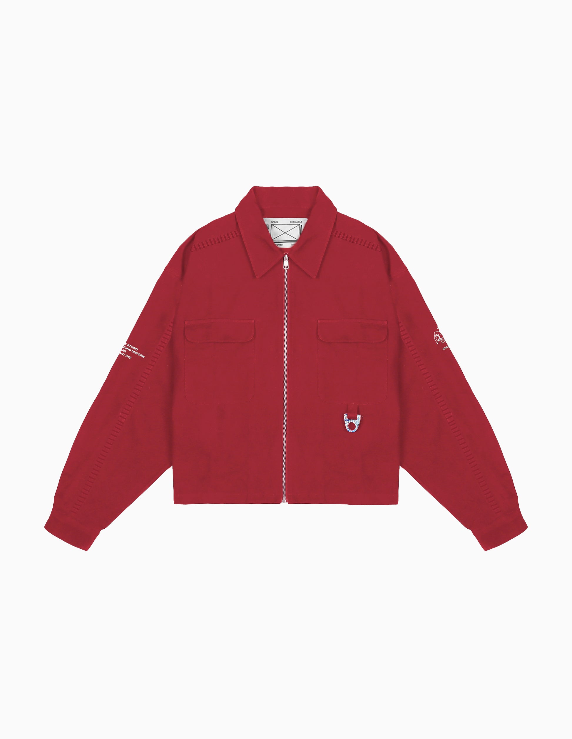 Recycling Uniform Jacket Red