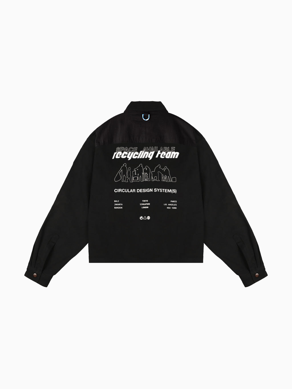 Recycling Team Jacket Black