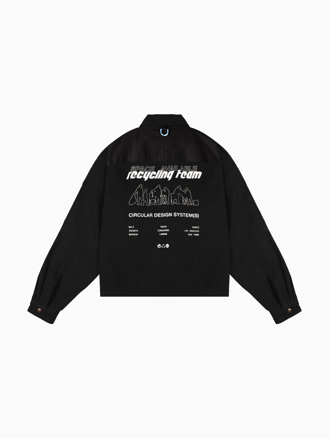 Recycling Team Jacket Black