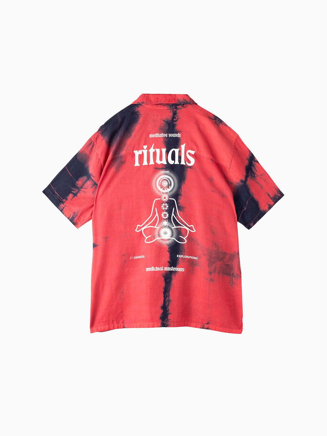 Ritual Shirt Tie Dye Red