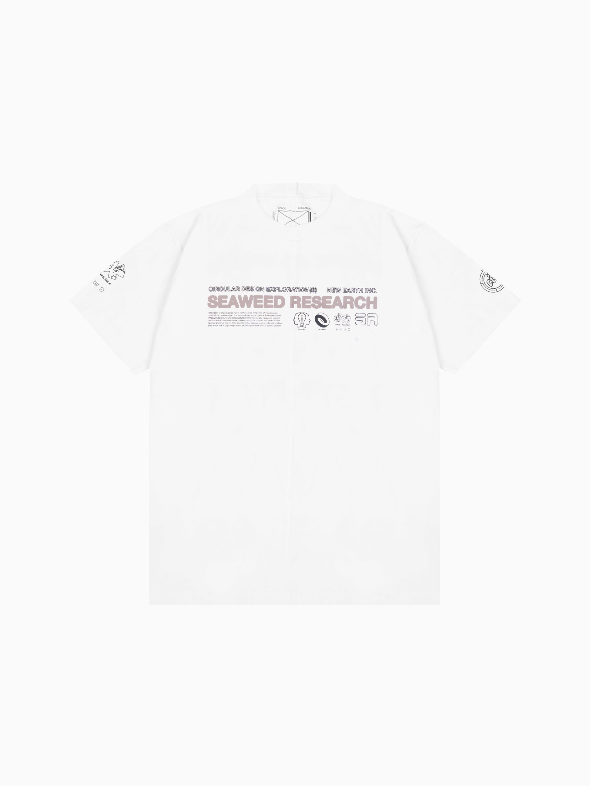 Seaweed Research Tee White