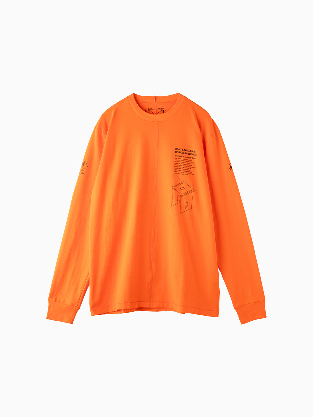 Nomadic Stool Long Sleeve Tee Orange