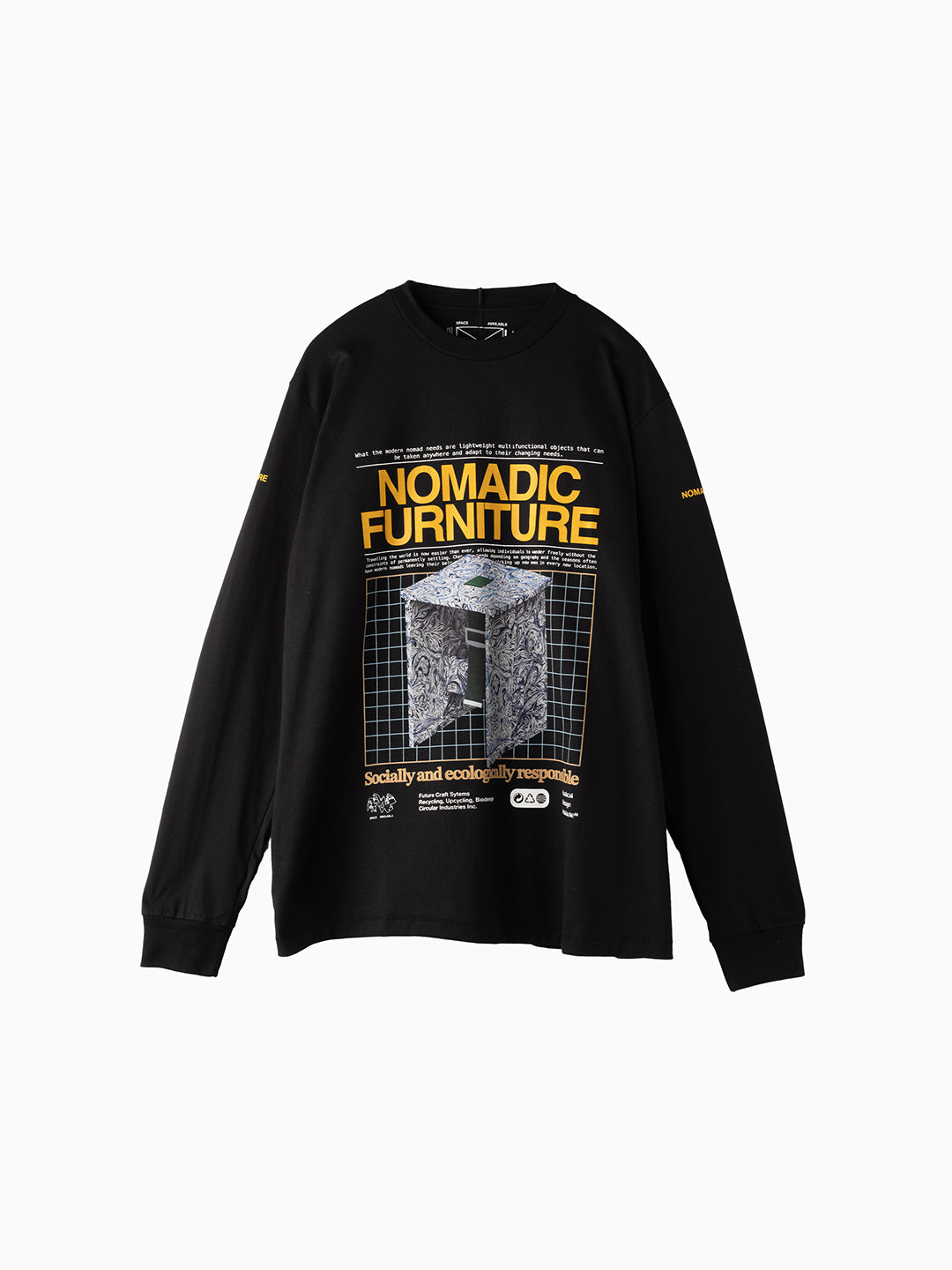 Nomadic Furniture Long Sleeve Tee Black