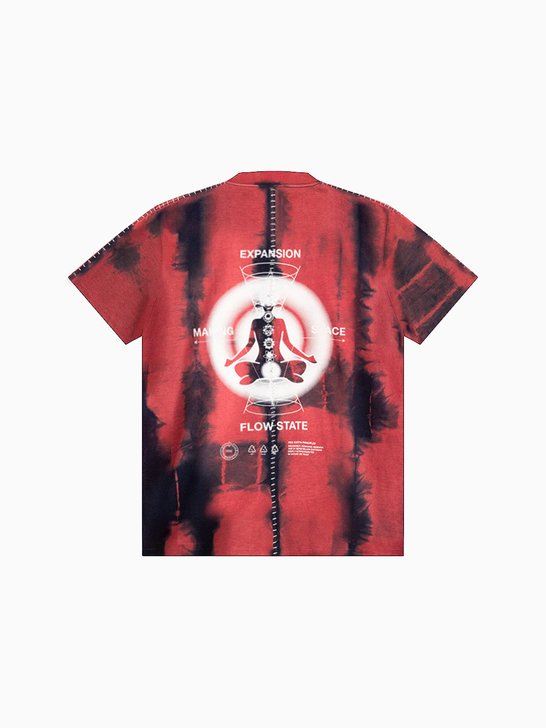 Ritual Tie Dye Tee Red