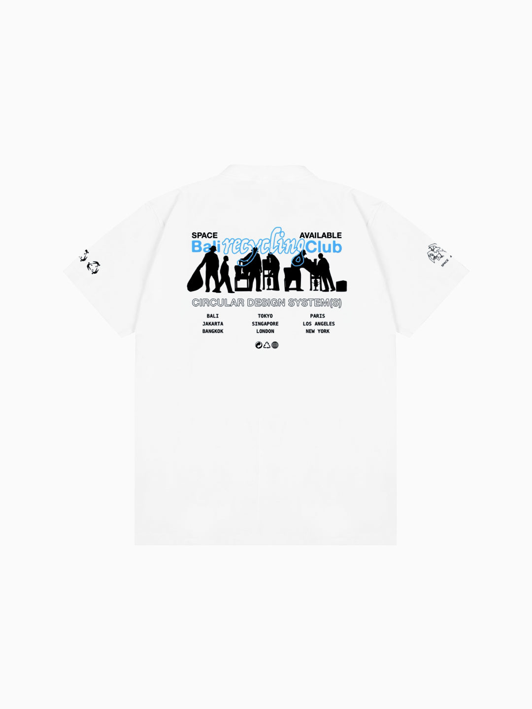 Bali Recycling Club Tee White