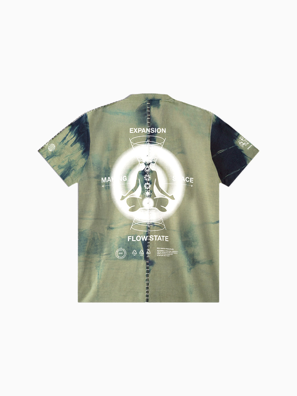 Ritual Tie Dye Tee Green
