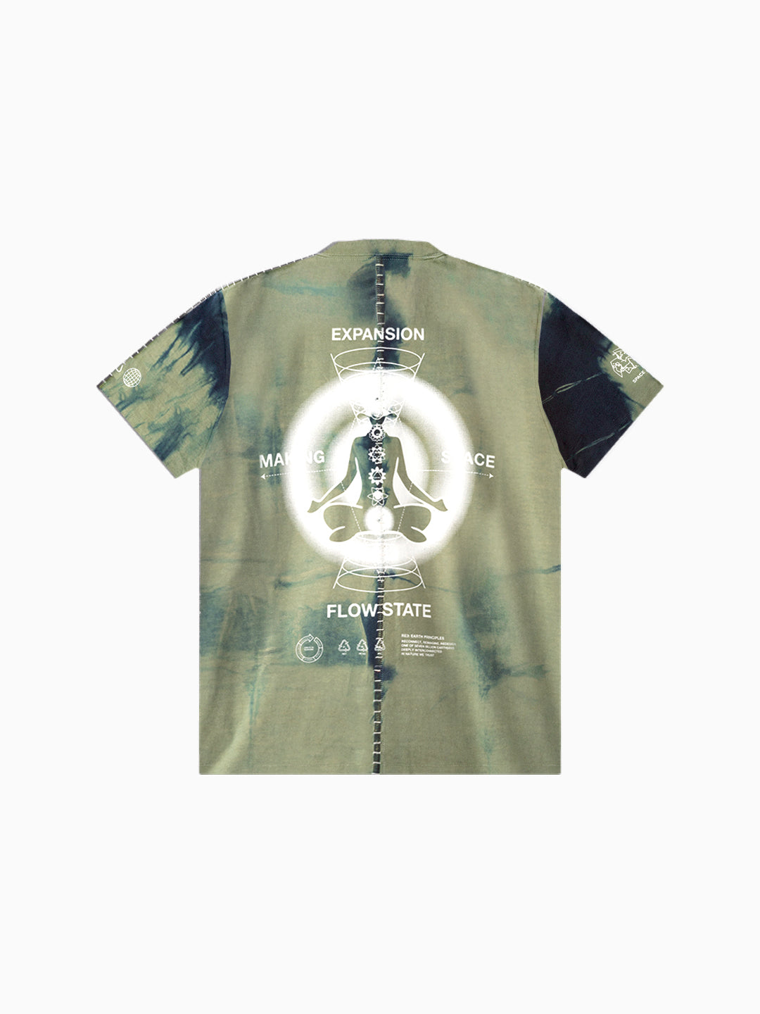 Ritual Tie Dye Tee Green