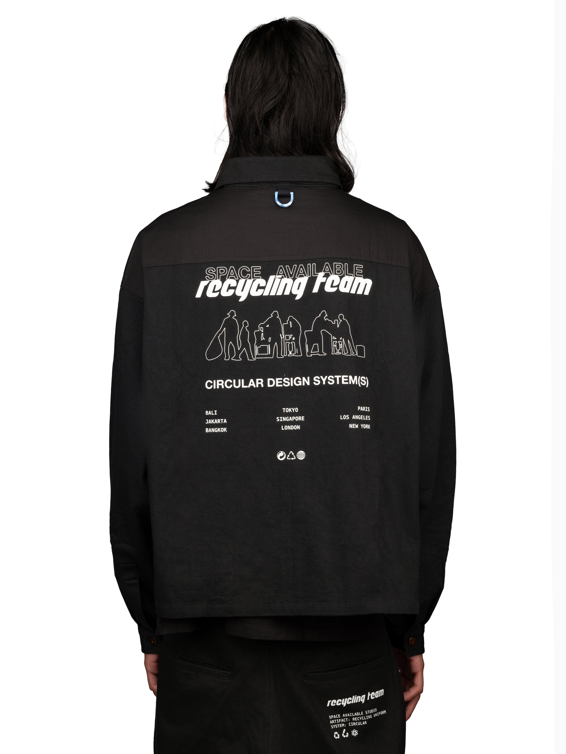 Recycling Team Jacket Black