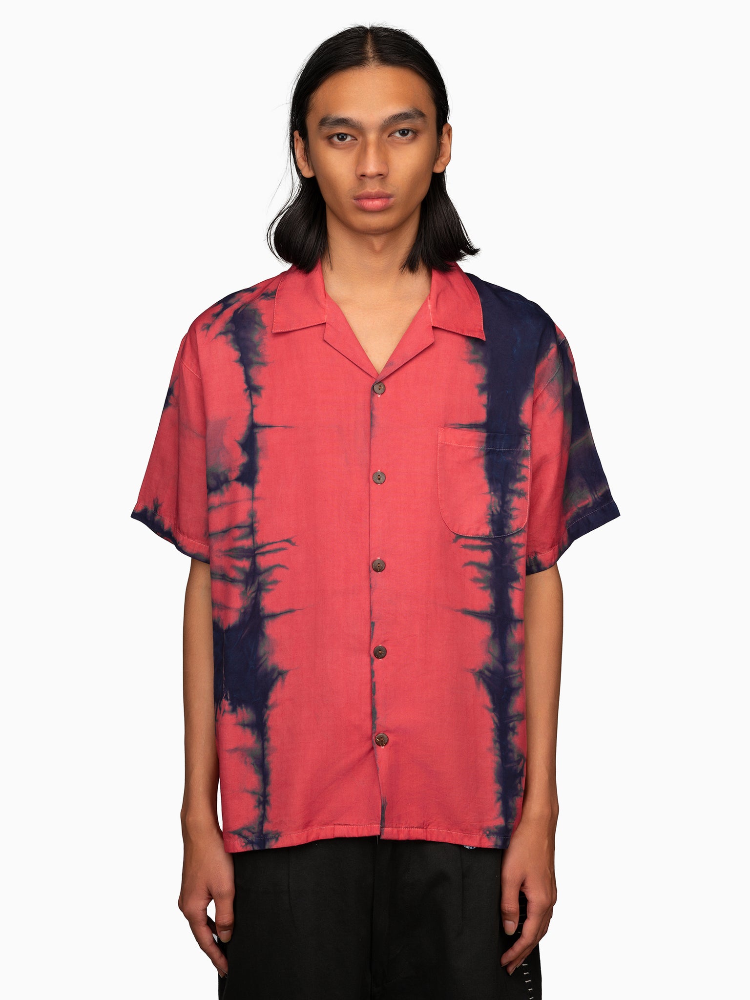 Ritual Shirt Tie Dye Red