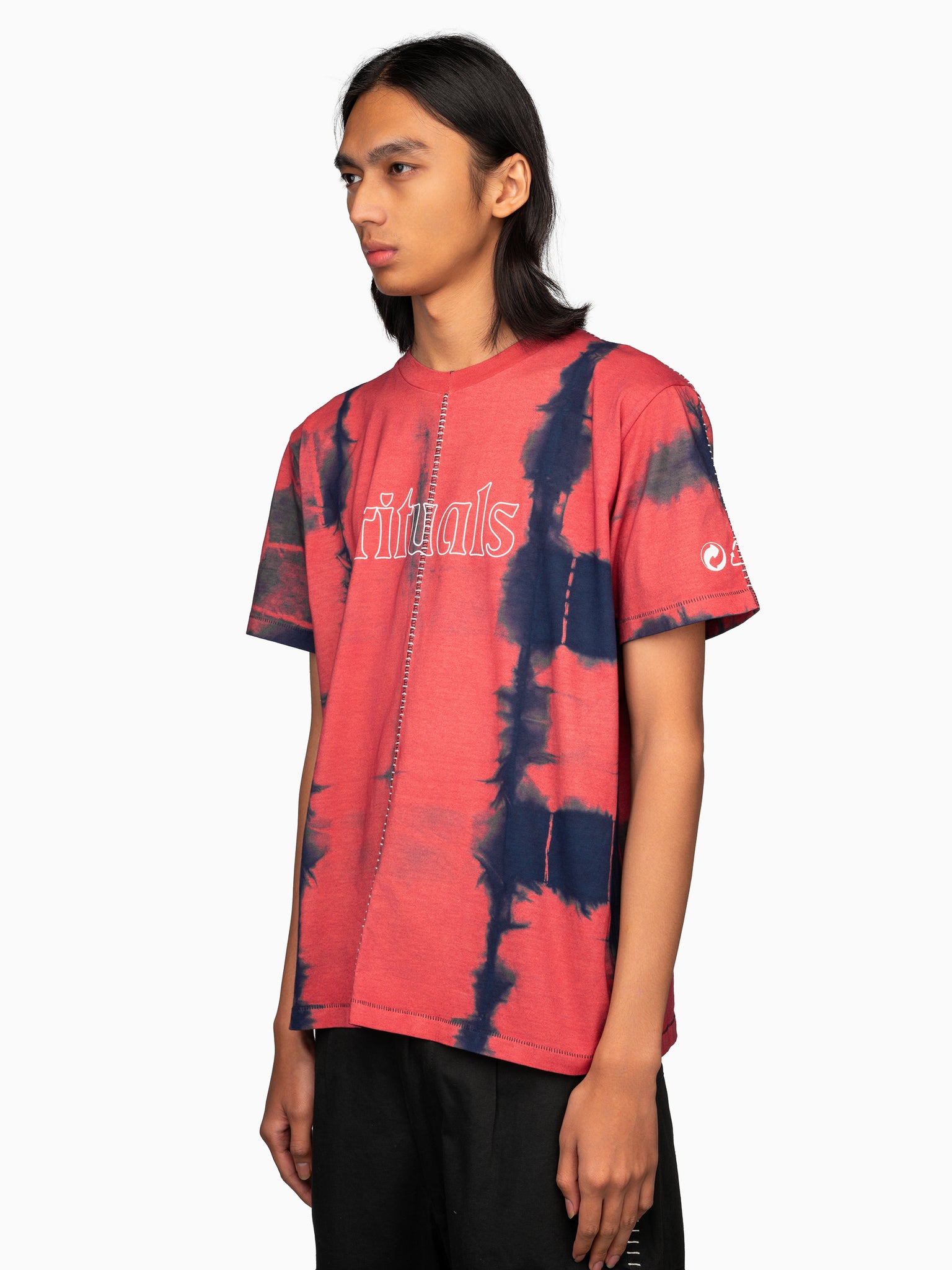 Ritual Tie Dye Tee Red