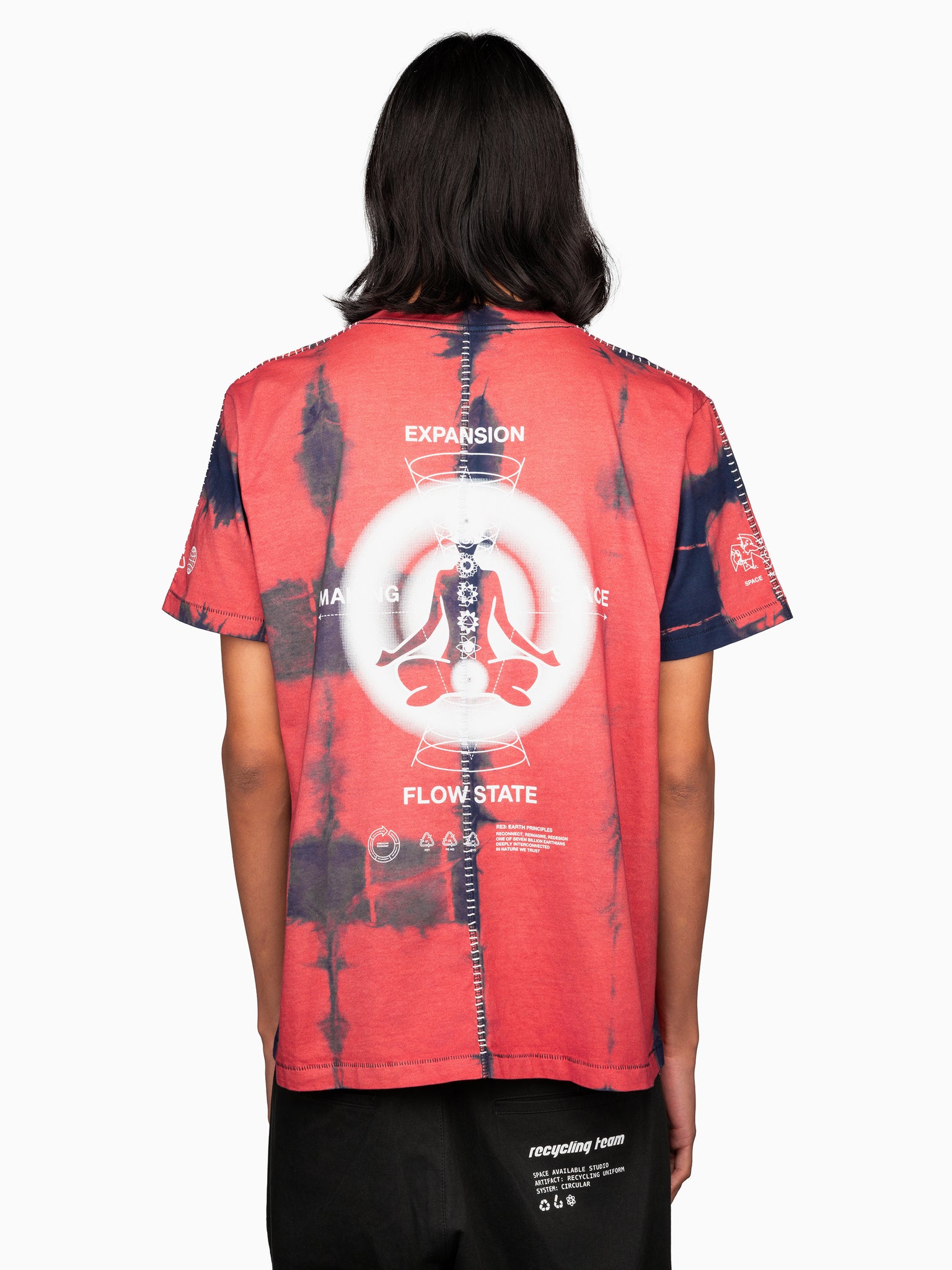 Ritual Tie Dye Tee Red