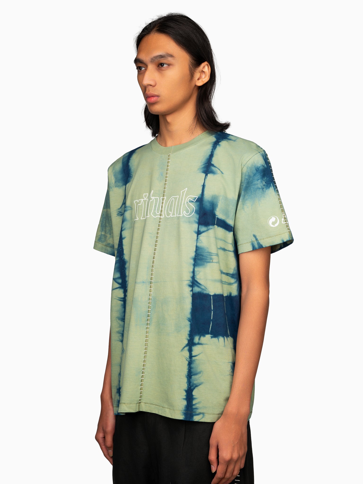 Ritual Tie Dye Tee Green