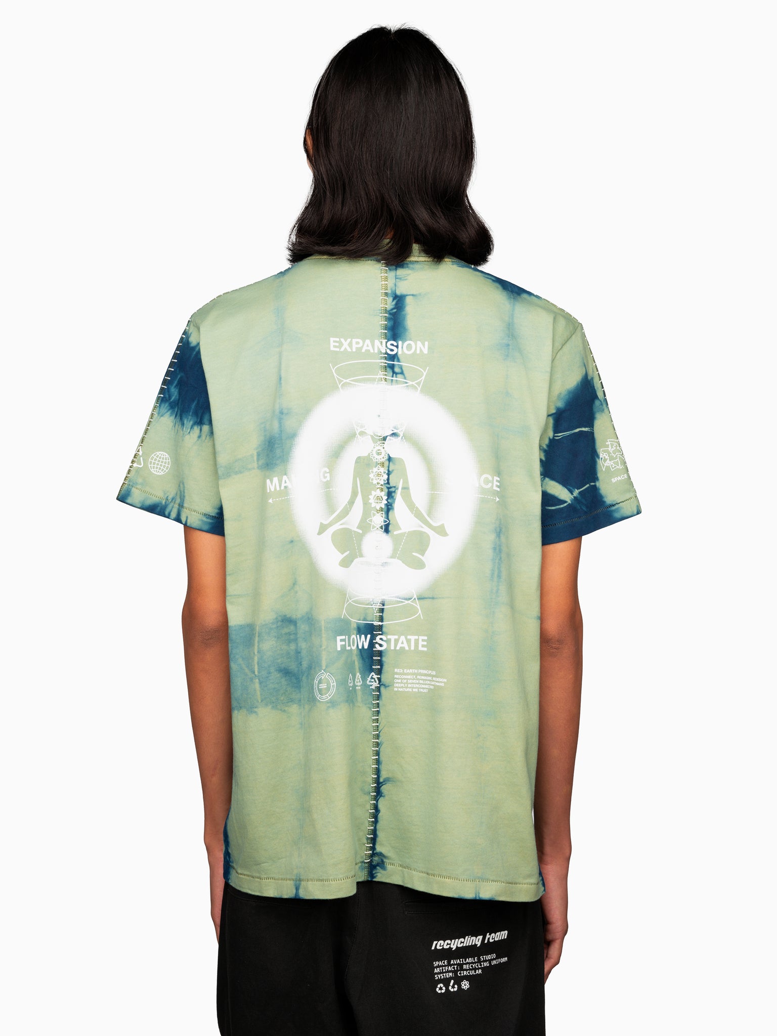 Ritual Tie Dye Tee Green