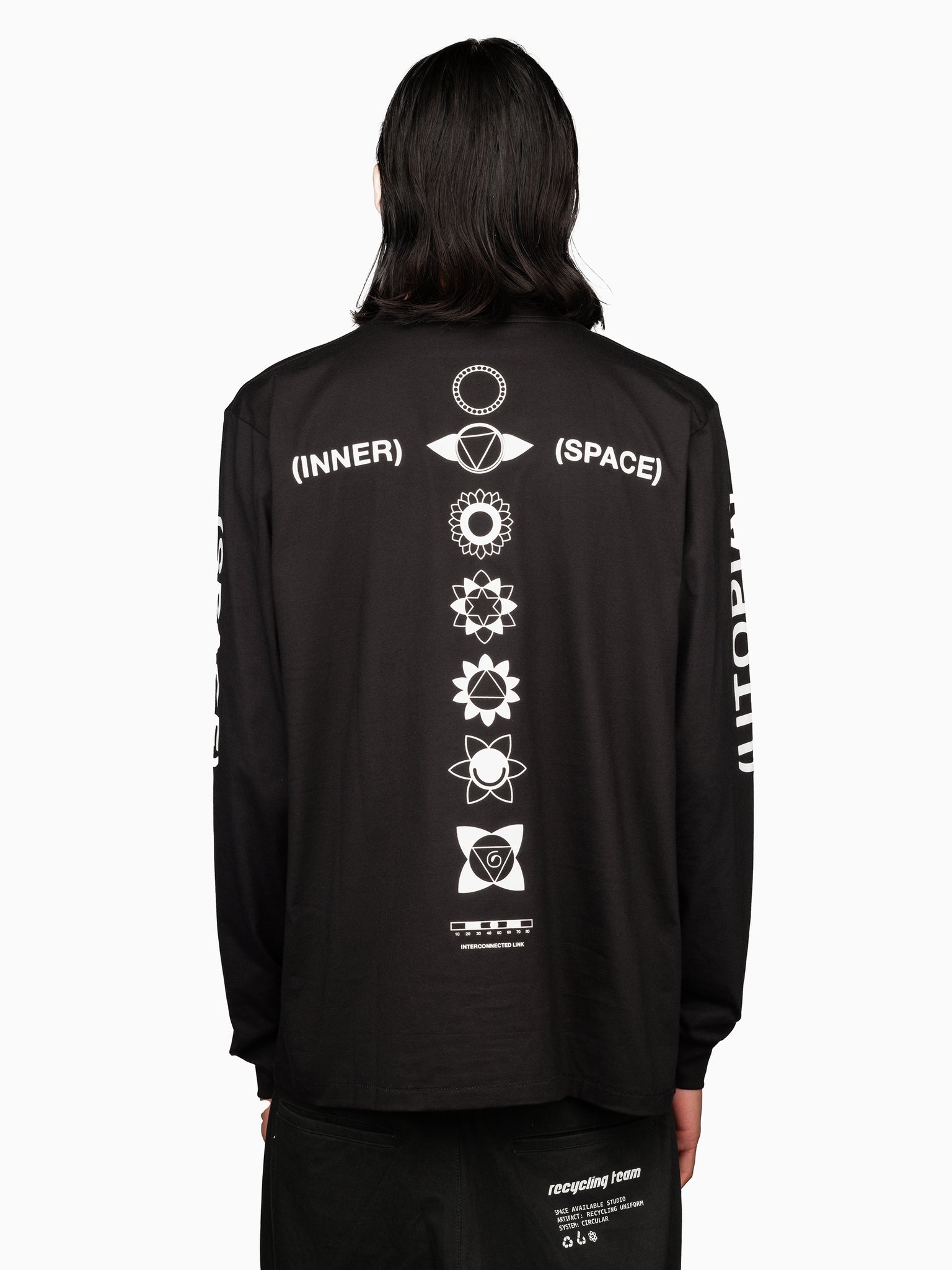 Inner Space Long Sleeve Tee Black