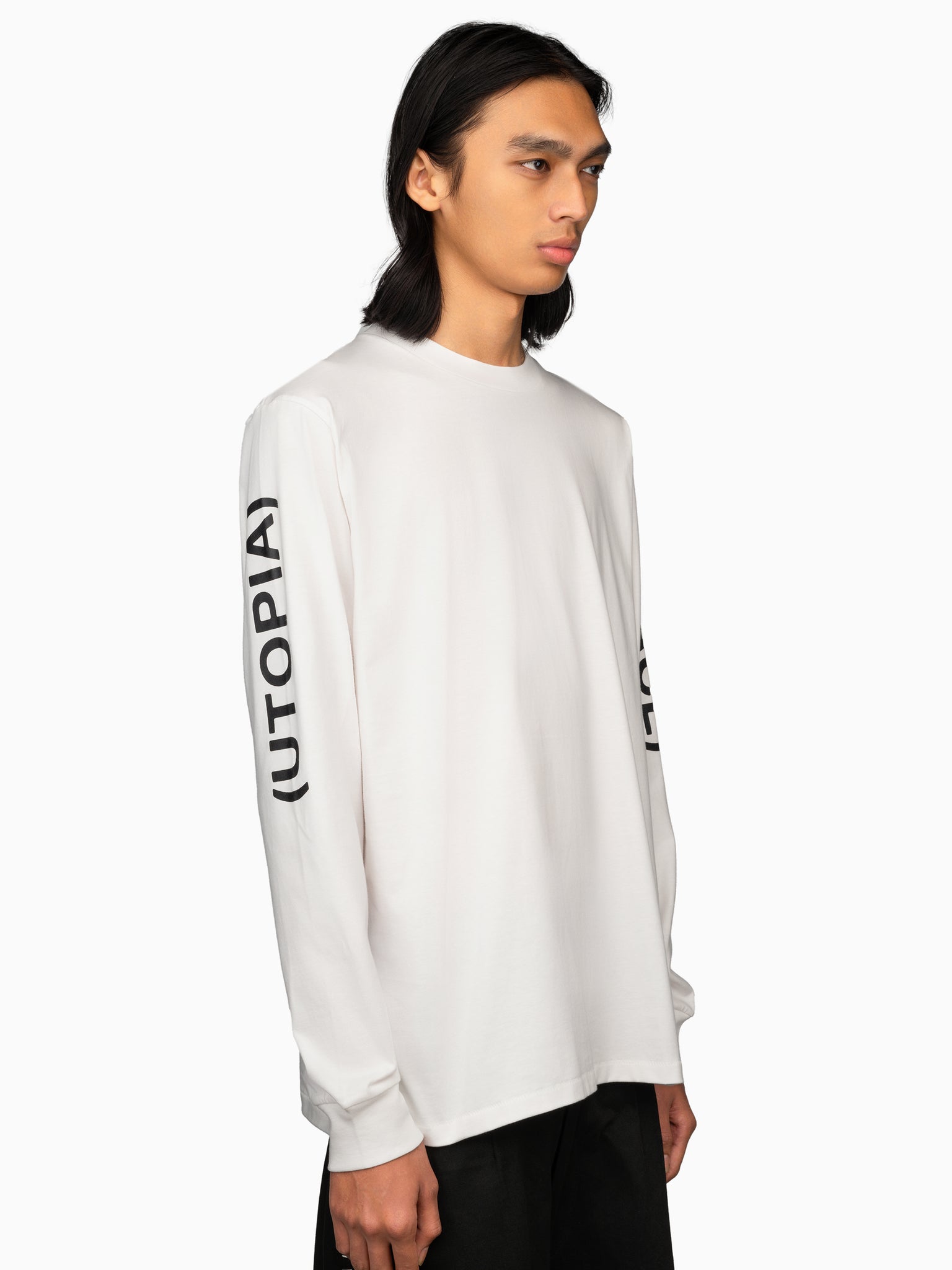 Inner Space Long Sleeve Tee White